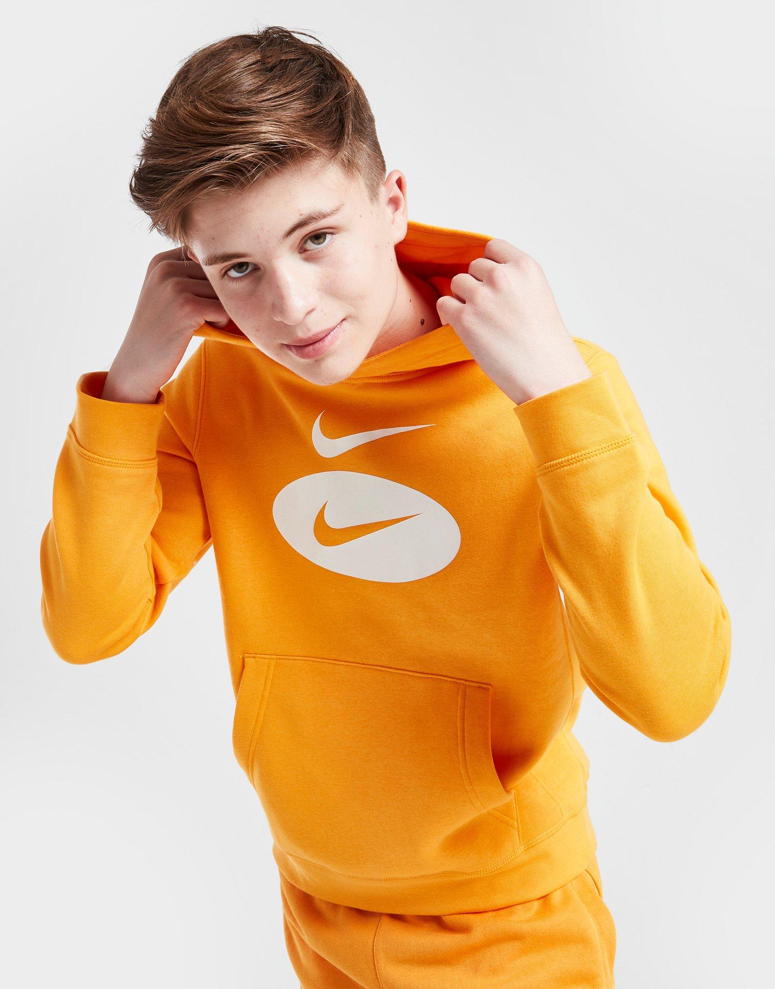 Nike Oval Logo Swoosh Hoodie Junior