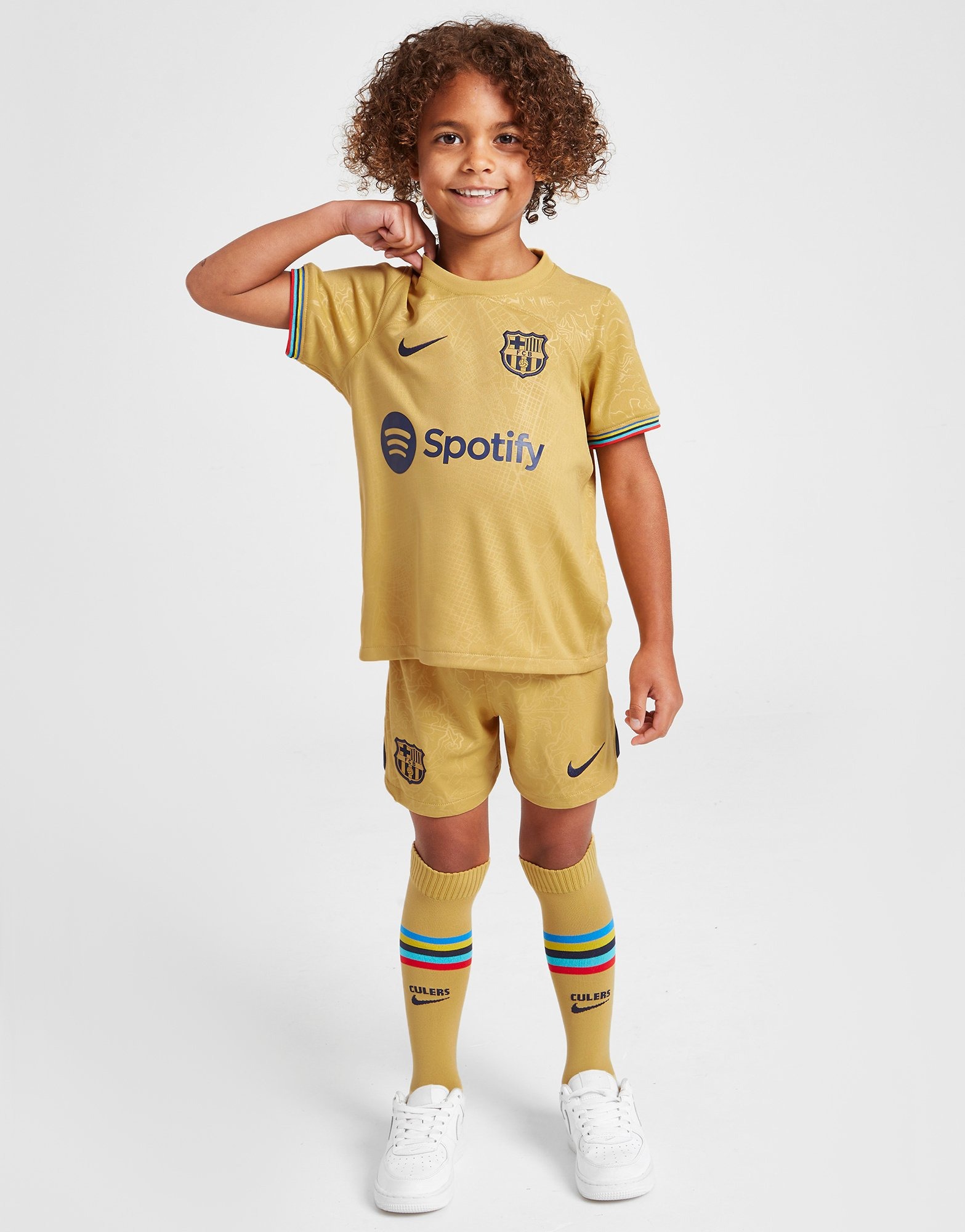 Blue Nike FC Barcelona 2022/23 Away Kit Children | JD Sports Global
