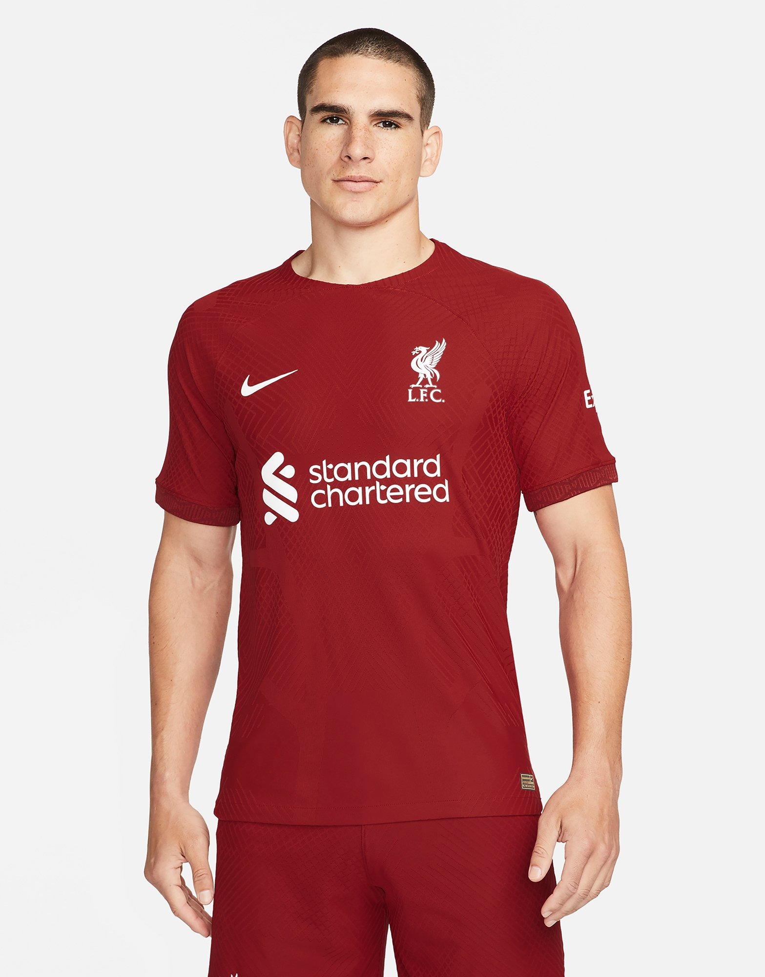 Nike Liverpool FC 2022/23 Stadium Home Jersey Womens Tough Red ...