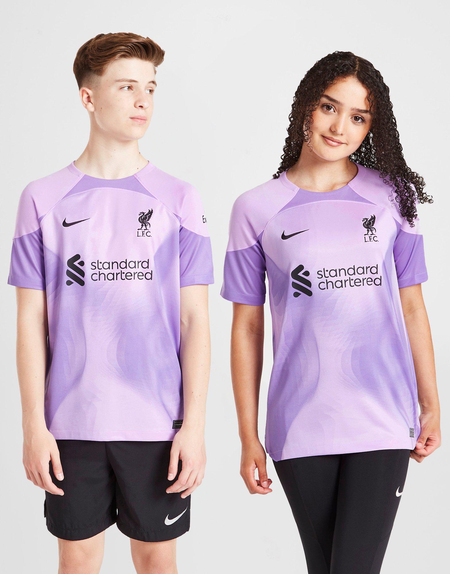 Purple Nike Liverpool FC 2022/23 Home Goalkeeper Shirt Junior - JD