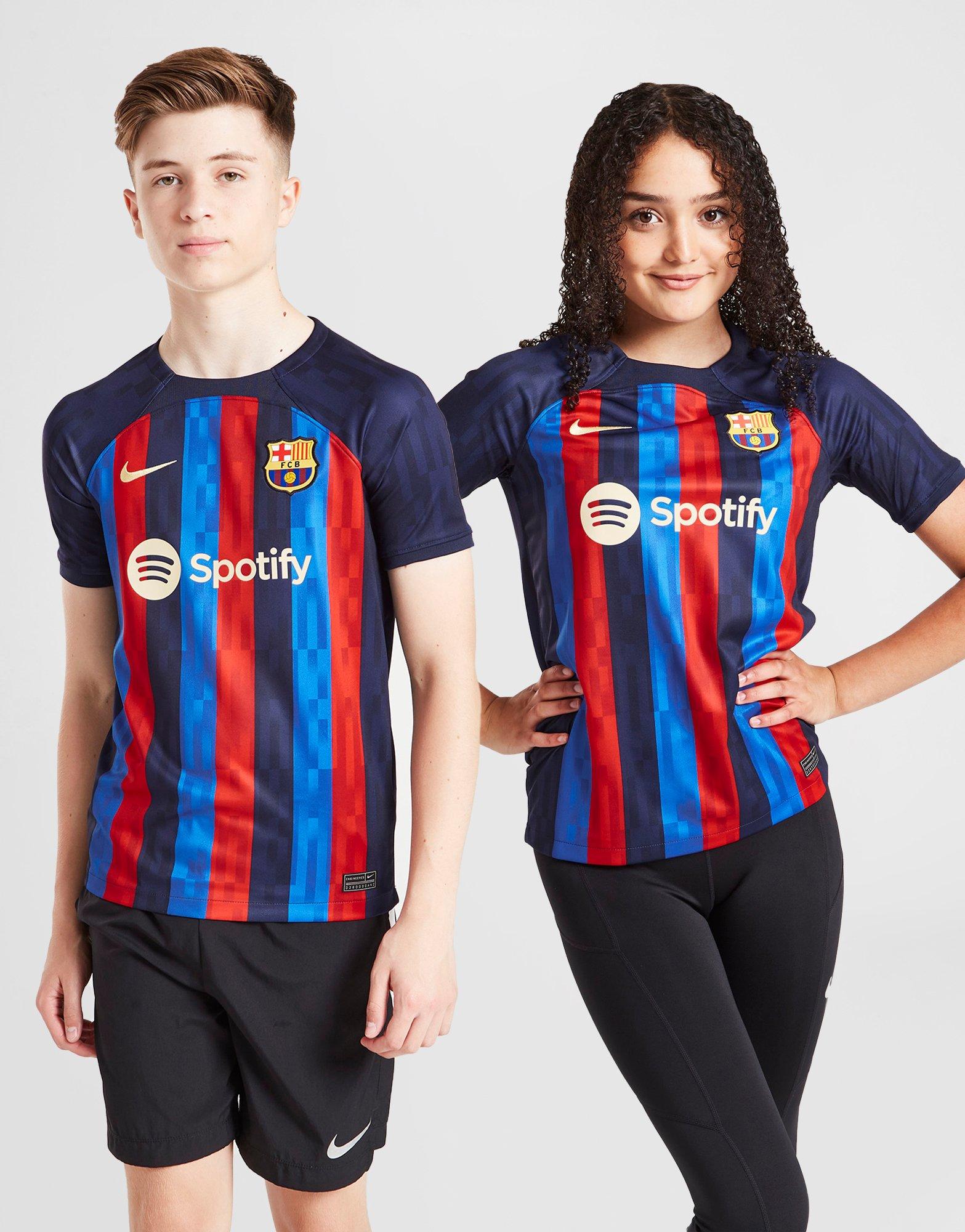 Blue Nike Barcelona 2022/23 Home Shirt Junior | JD Sports Global
