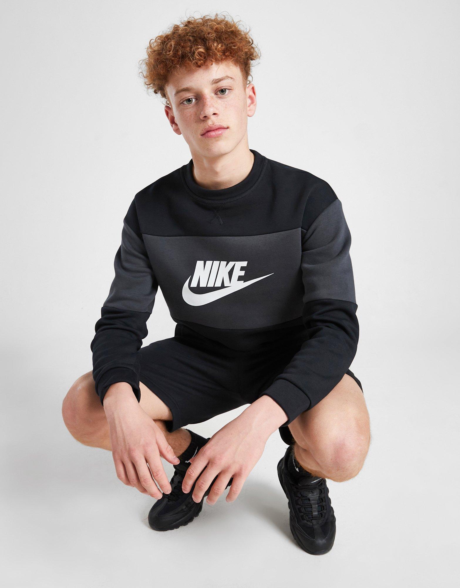 Nike Futura Crew Sweatshirt & Shorts Set Junior