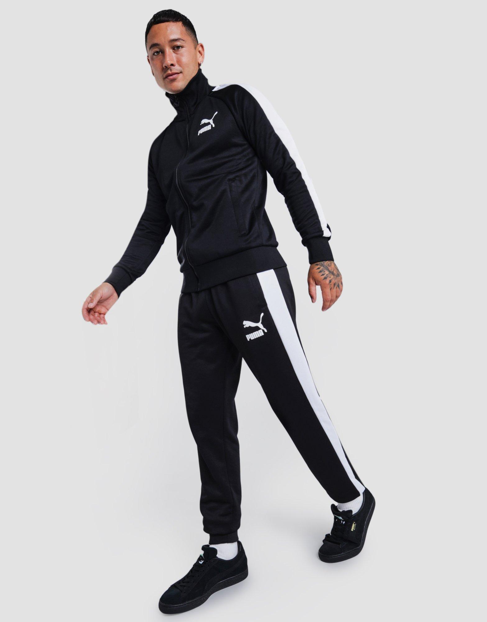 puma polyester track pants