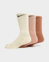 Nike Lot de 3 paires de chaussettes Everyday Plus Cushioned