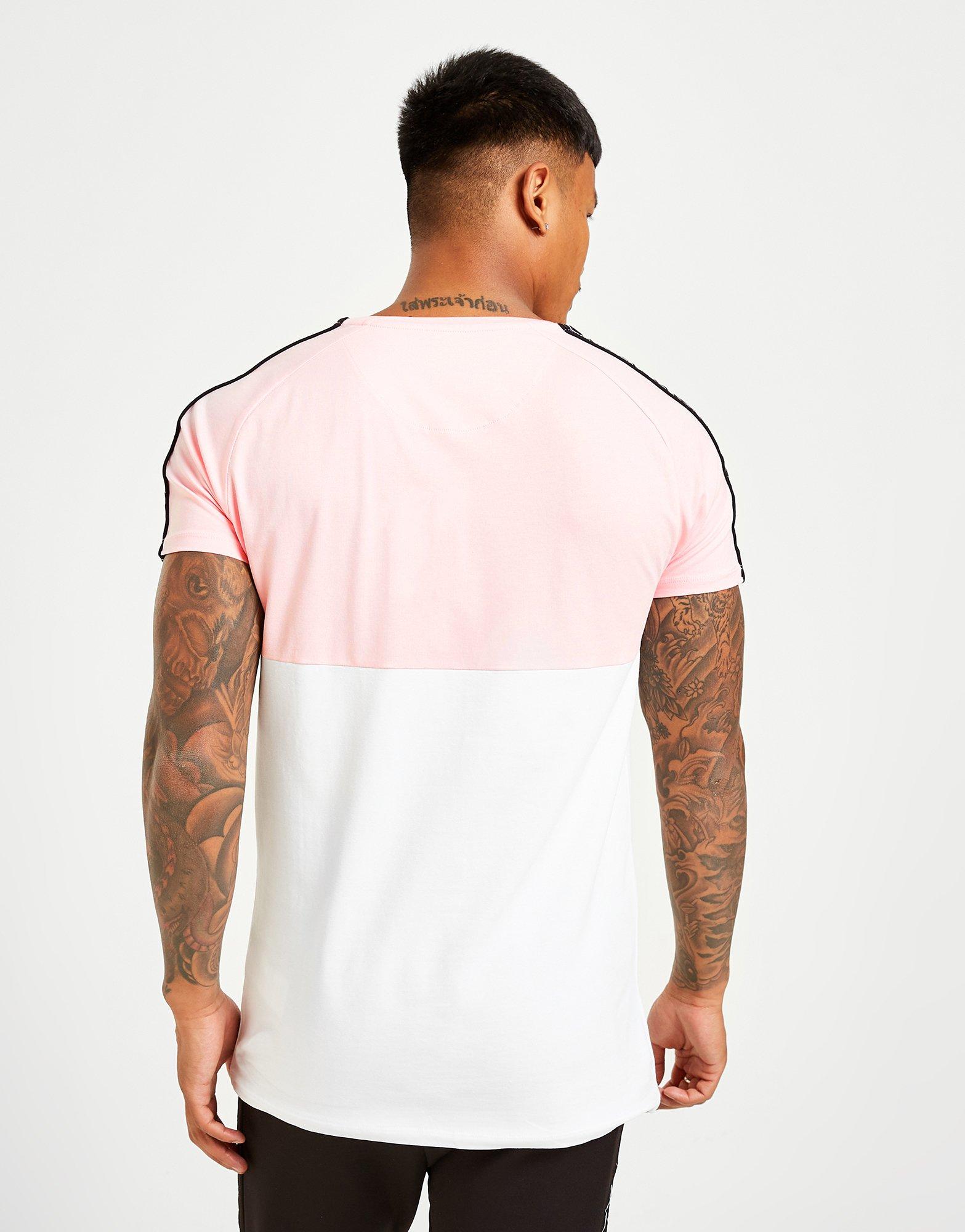 SikSilk Tape Colour Block T-Shirt