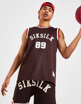 SikSilk Débardeur Basketball Rétro Classique Homme
