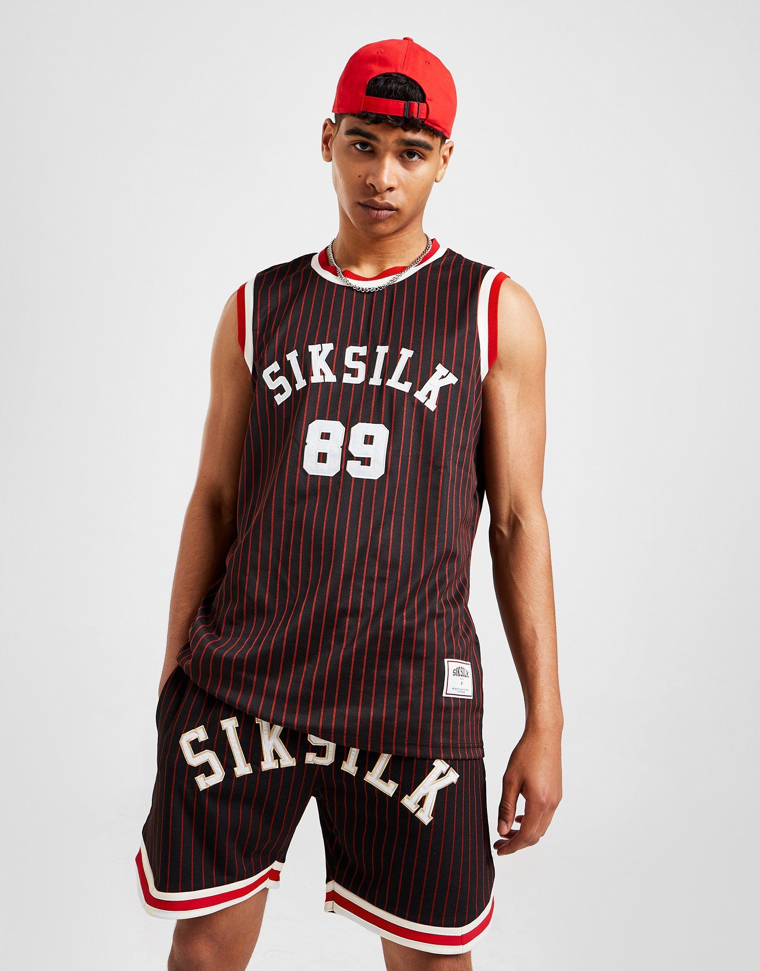 SikSilk Retro Classic Basketball Weste