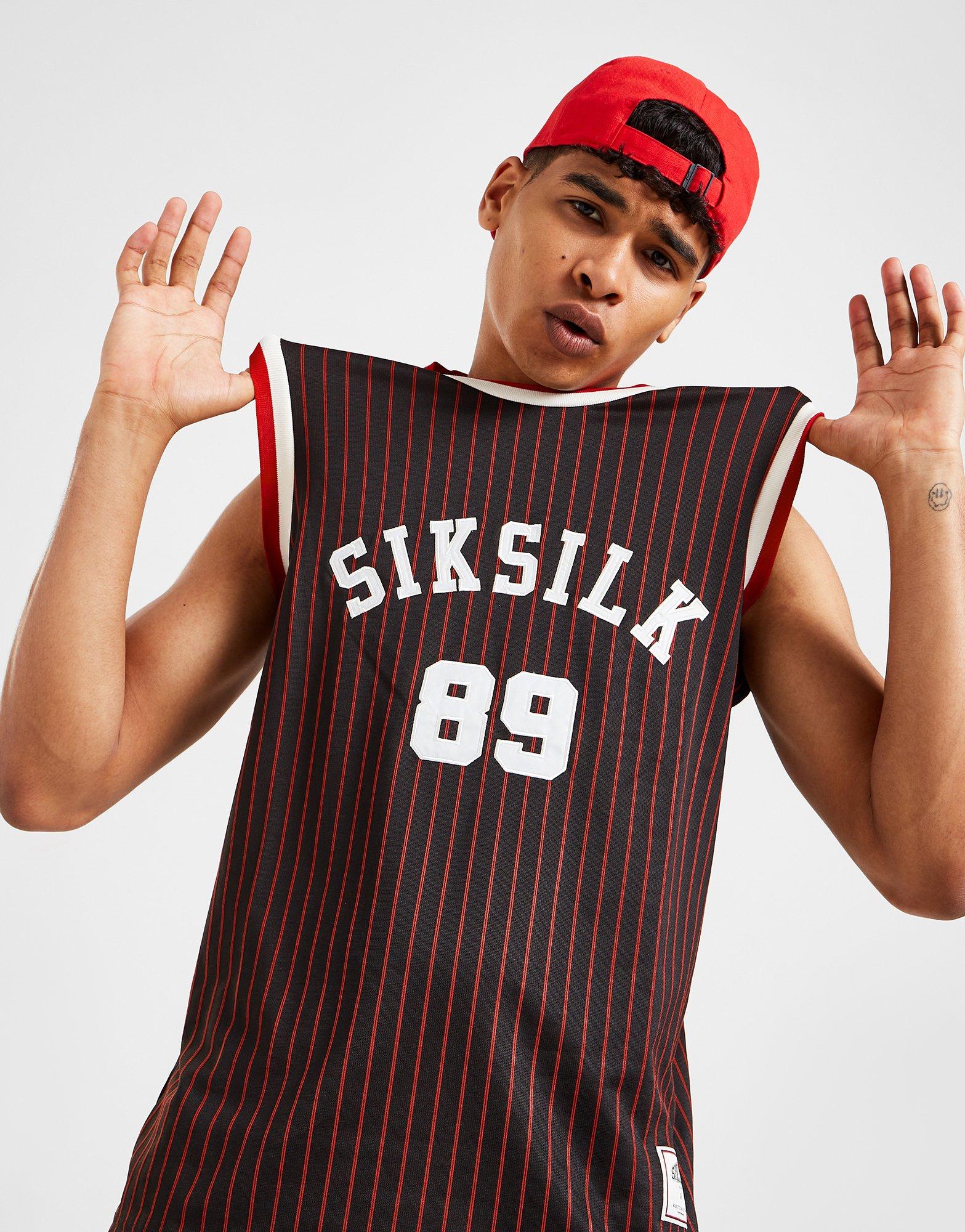 SikSilk Retro Classic Basketball Weste