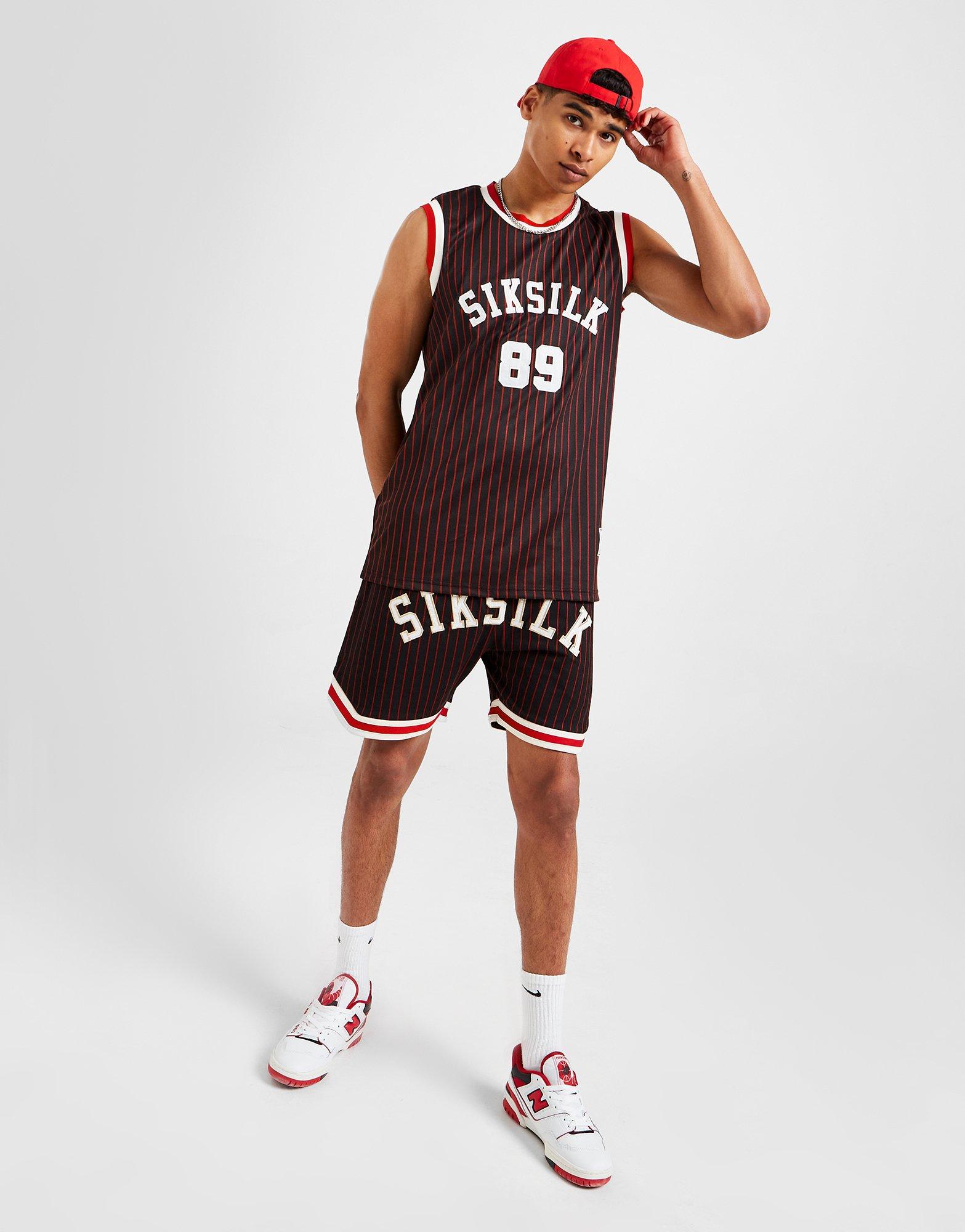 SikSilk Retro Classic Basketball Weste