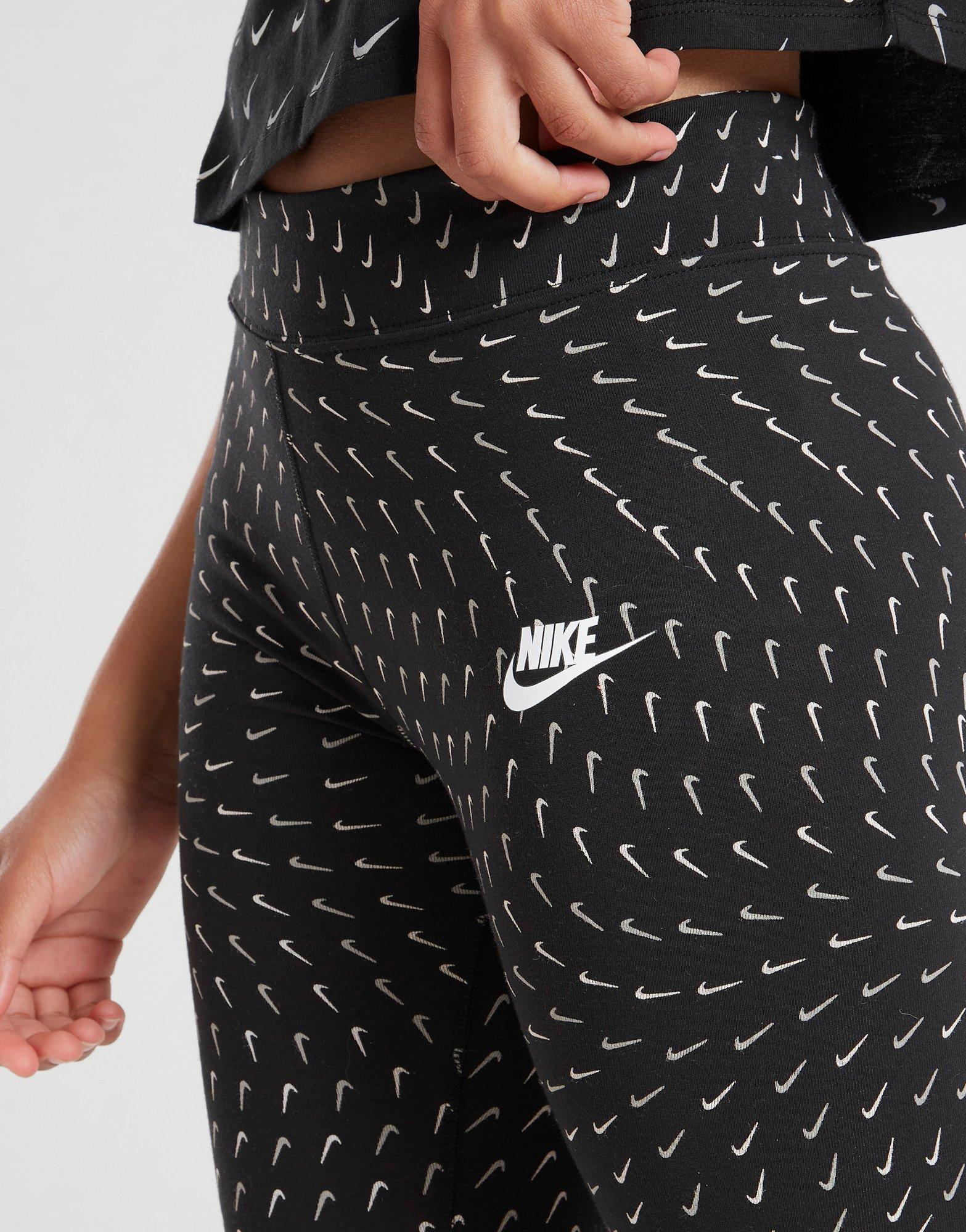 Nike Girls' Sportswear Essential Swoosh Leggings Junior