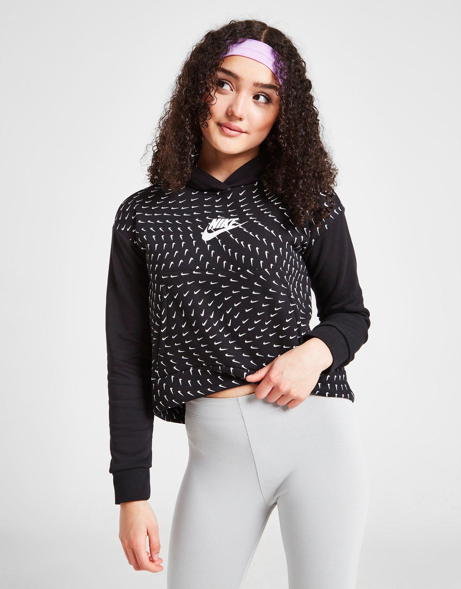 Nike Girls' Swoosh Fleece Hoodie Junior