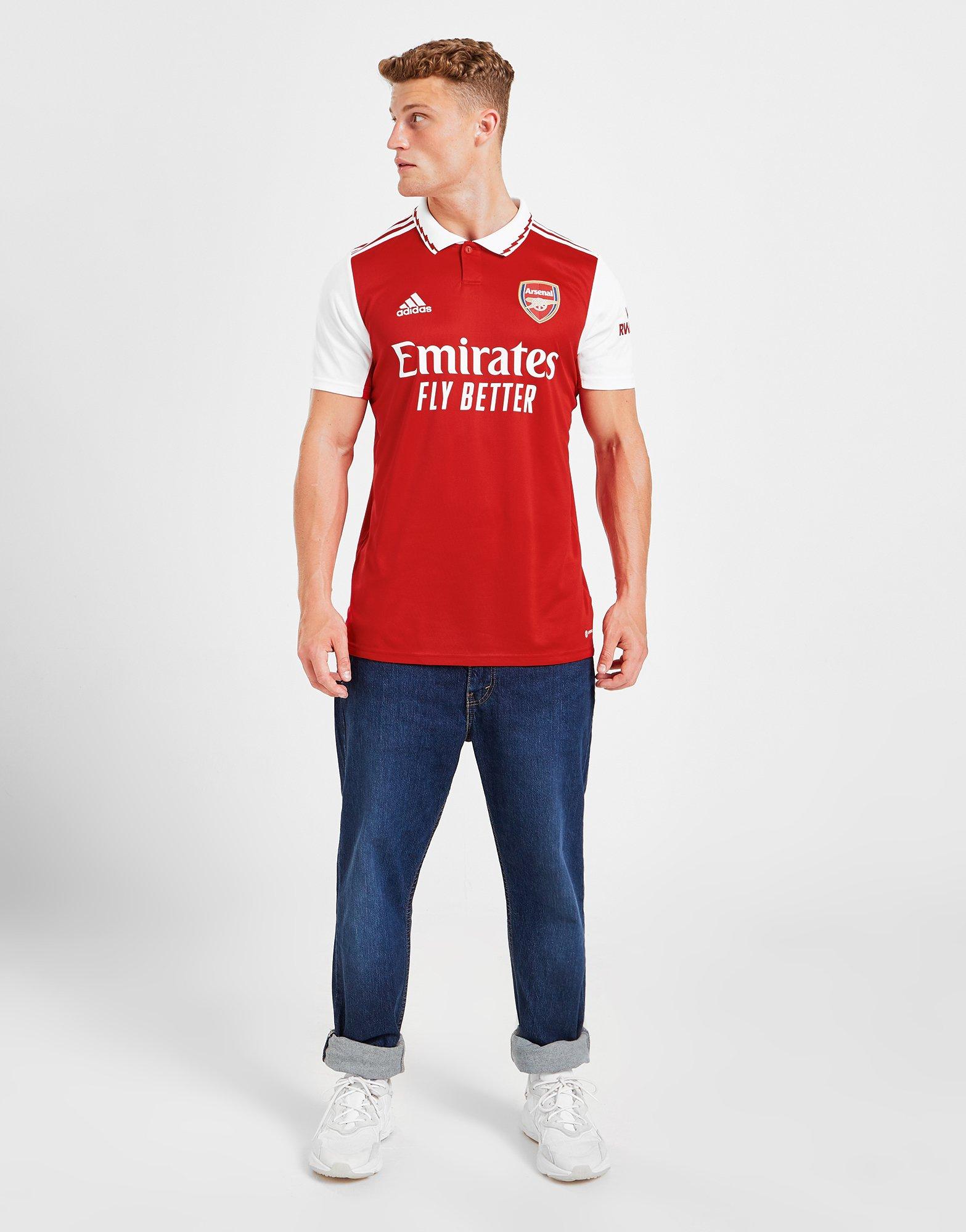 Red Adidas Arsenal FC 2022/23 Home Shirt JD Sports Global, 45% OFF