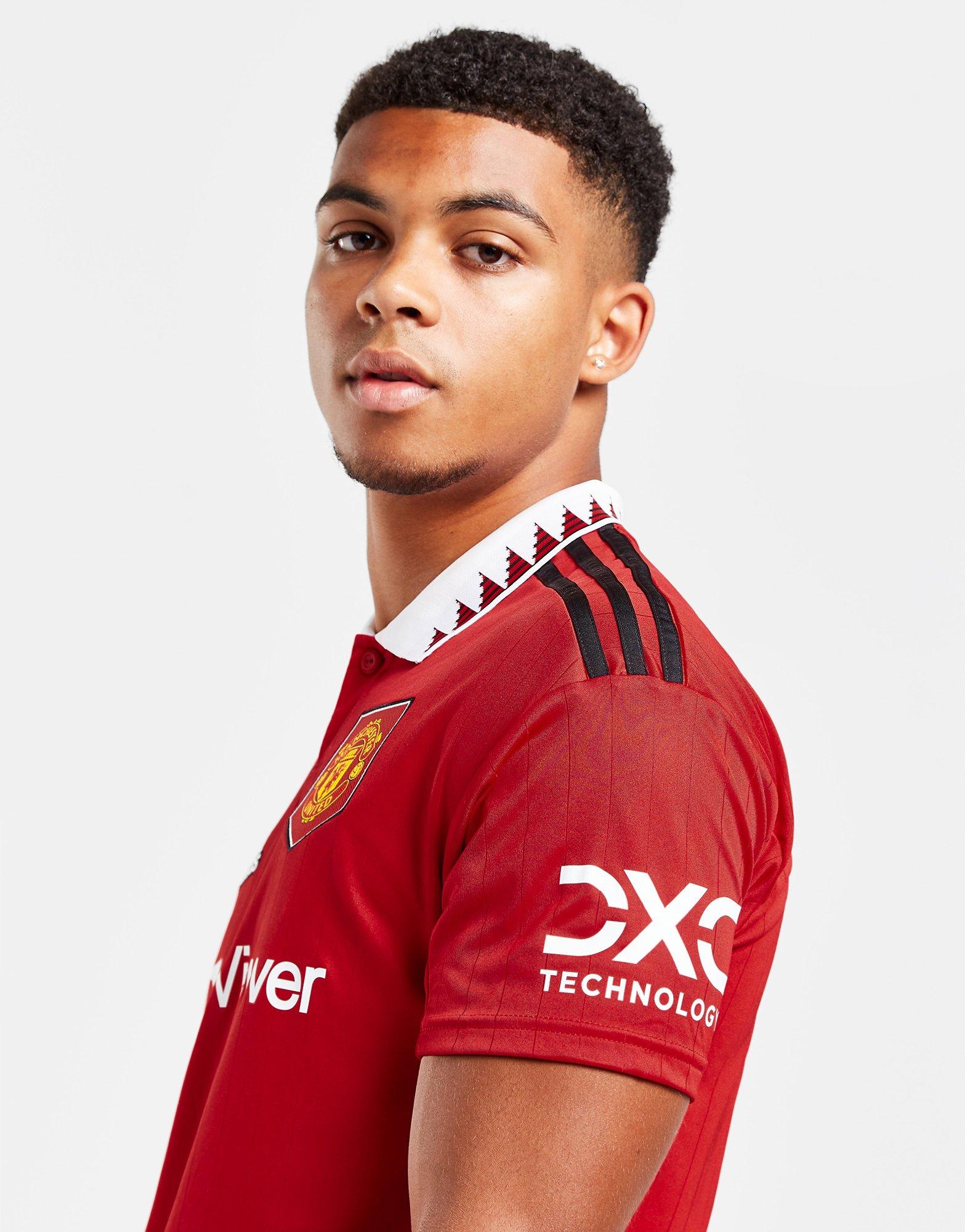 adidas Manchester United 2022/23 Home Large Jersey - Red (H13881