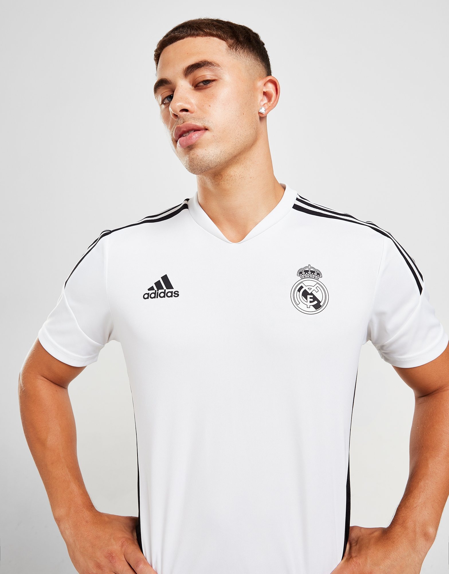geloof Verfijnen Luchten Wit adidas Real Madrid Training Shirt - JD Sports Nederland