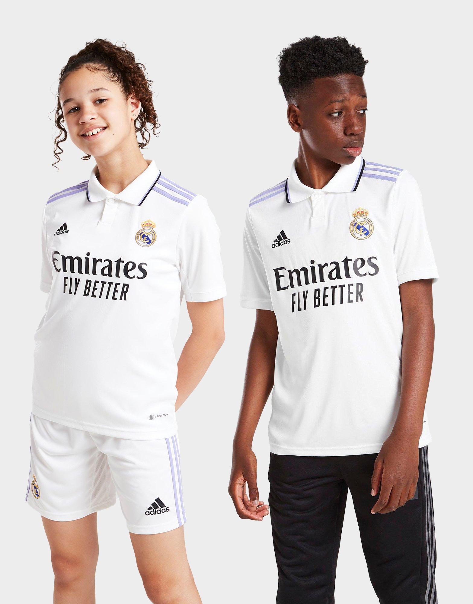 Eekhoorn chef ik ben gelukkig Wit adidas Real Madrid 2022/23 Home Shirt Junior - JD Sports Nederland