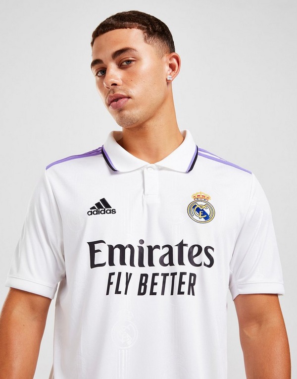 White adidas Real Madrid 2022/23 Home Shirt - JD Sports