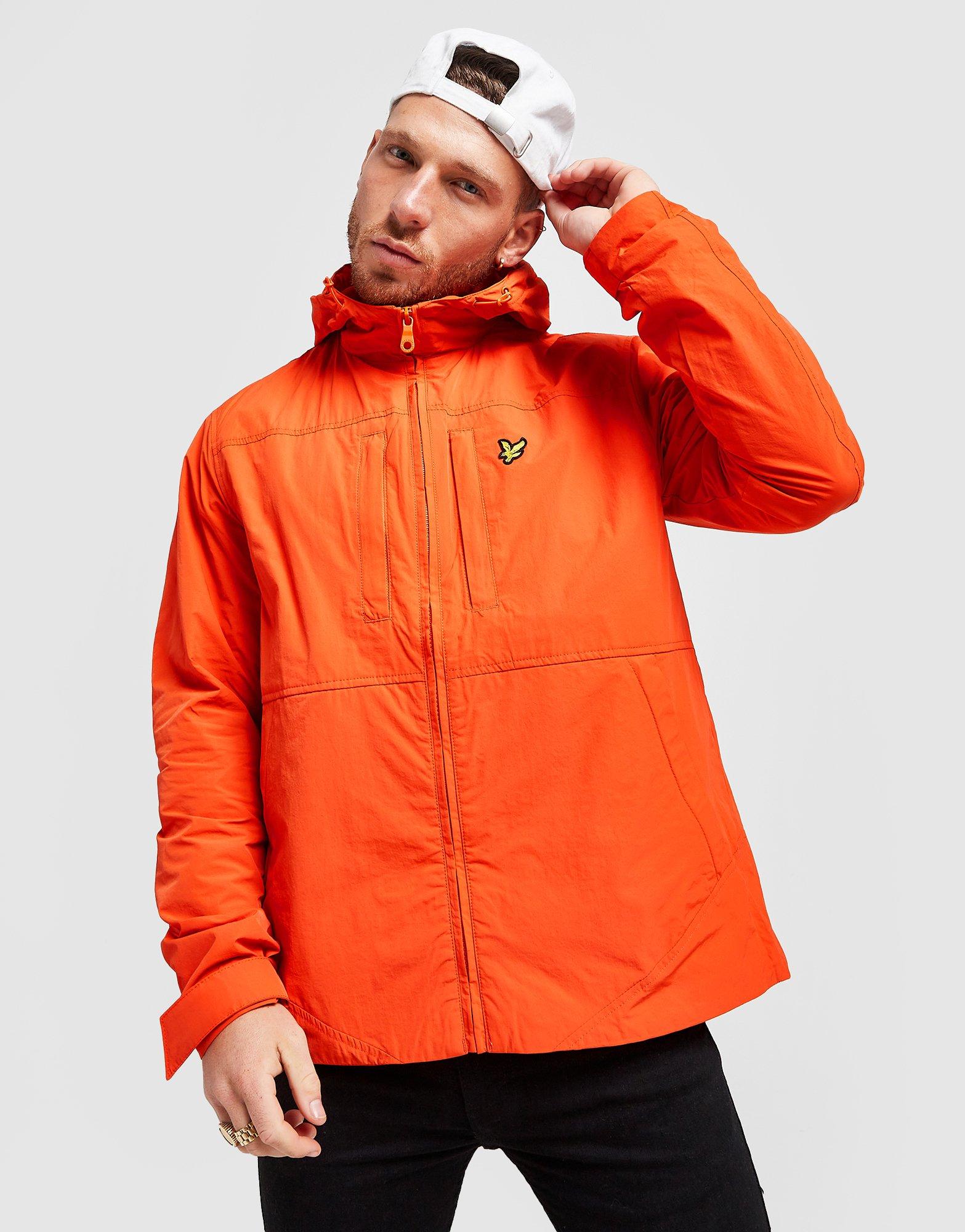 lyle and scott orange parka