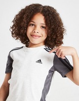 adidas Mix Fabric T-Shirt/Shorts Set Children