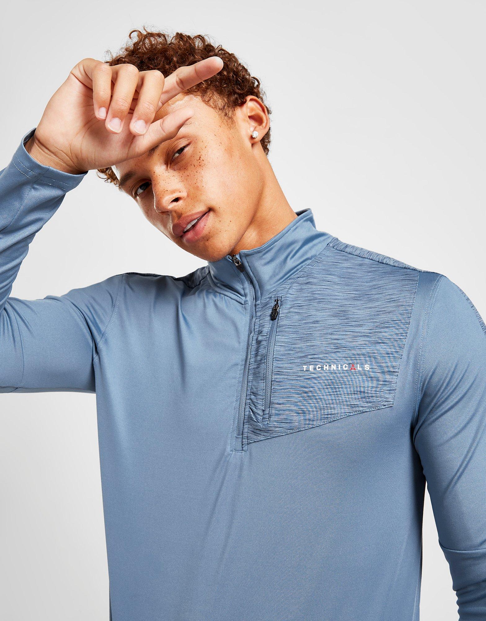 TECHNICALS Granite 1/4 Zip Top