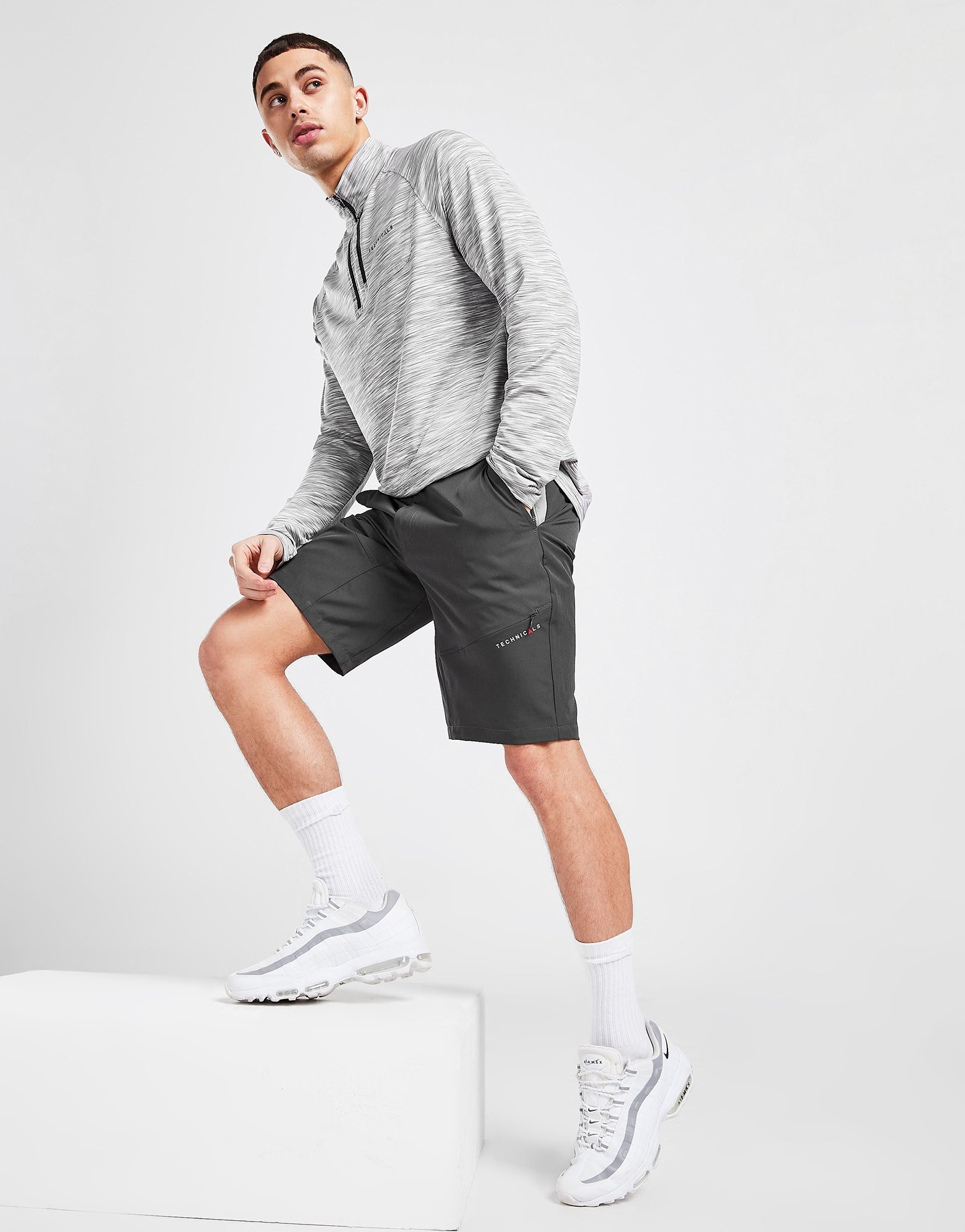Grey Technicals Ascend Shorts JD Sports