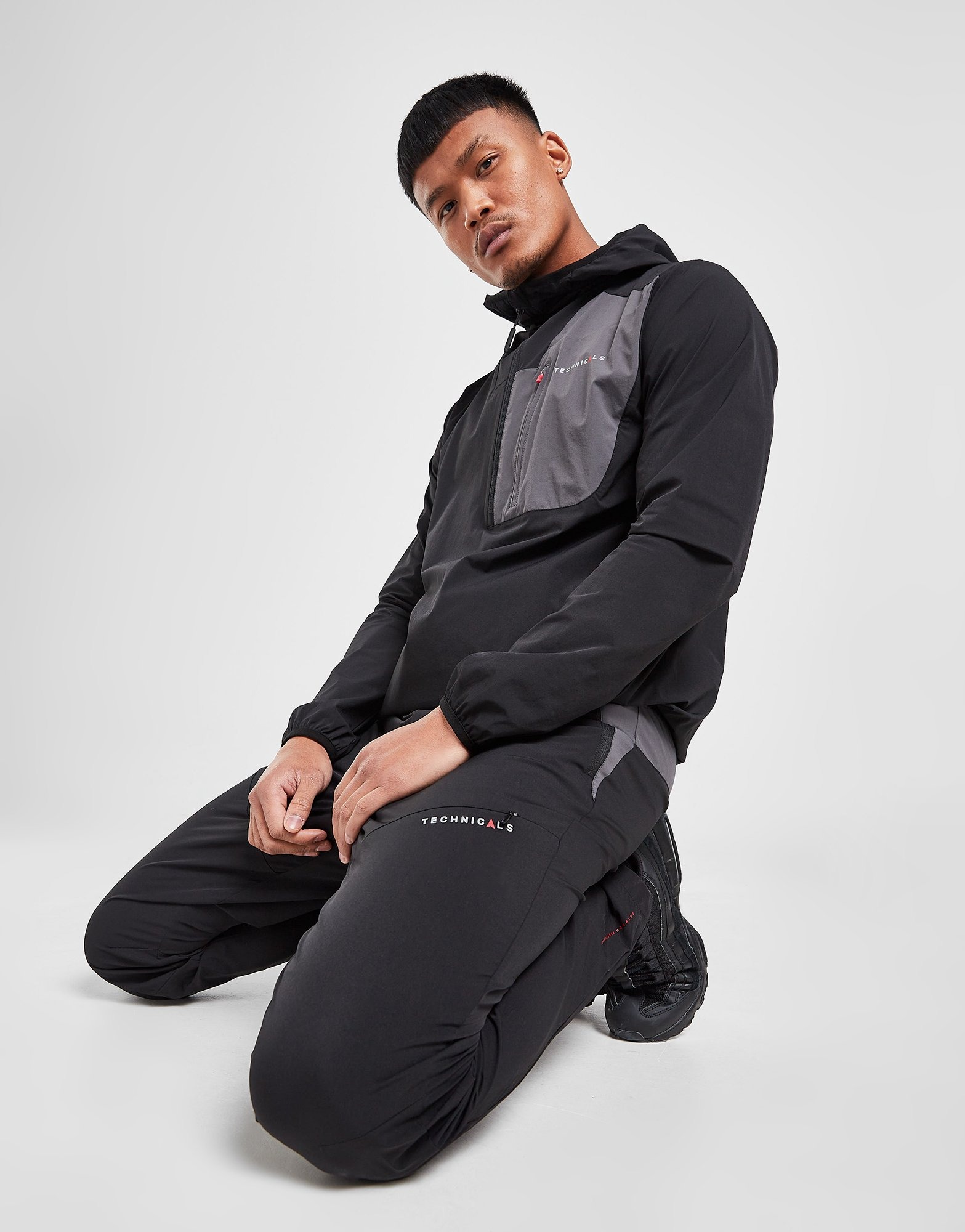 Black Technicals Ramble Track Pants - JD Sports NZ