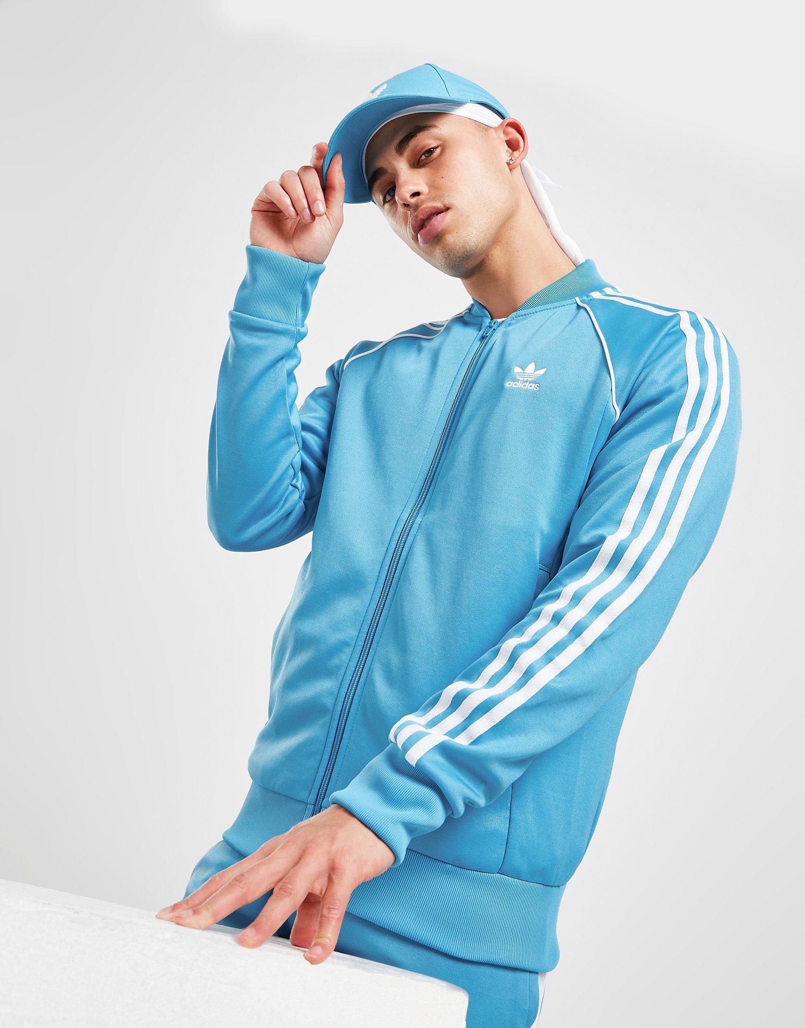 blue sst adidas tracksuit