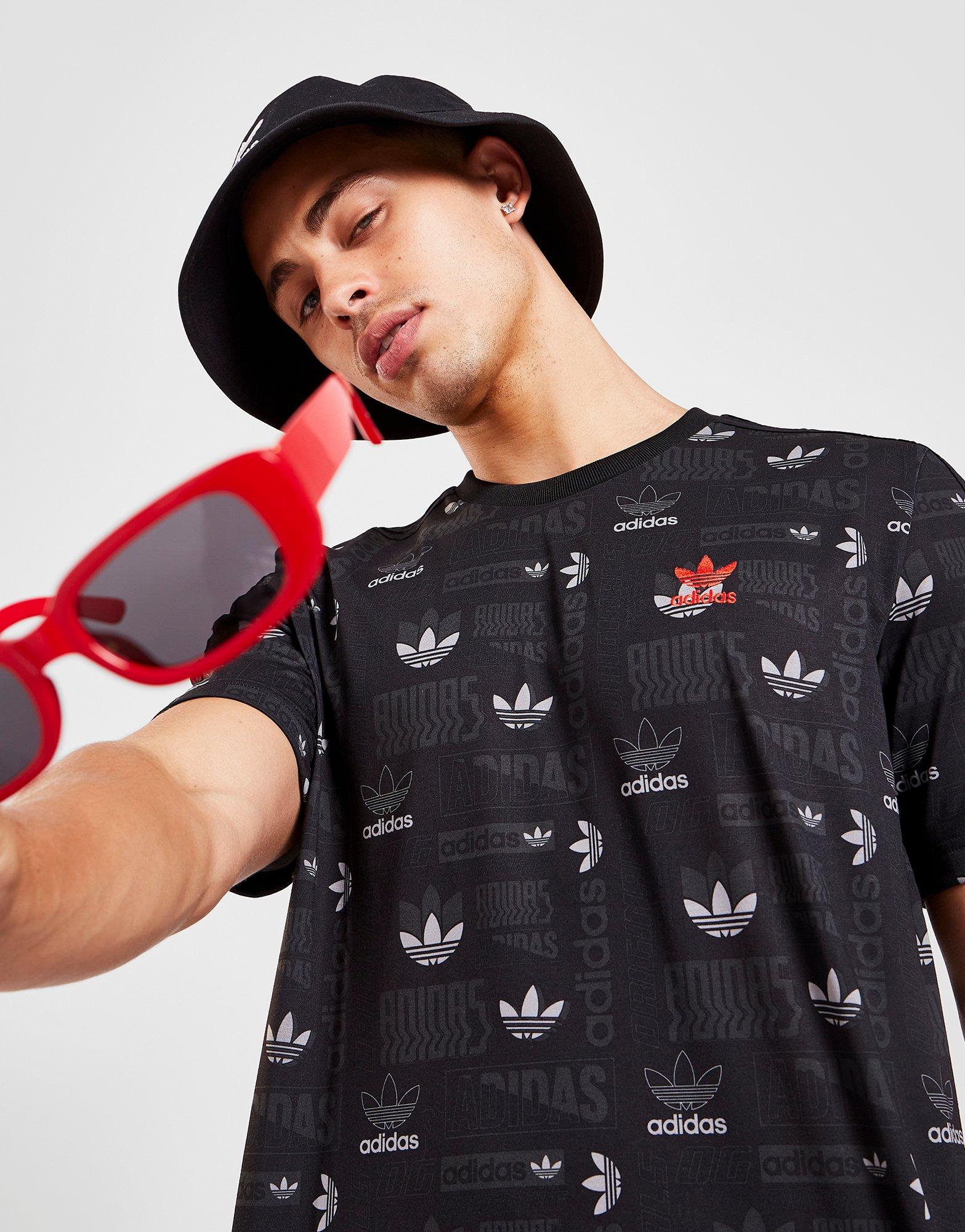 adidas Originals Sticker All Over Print T-Shirt