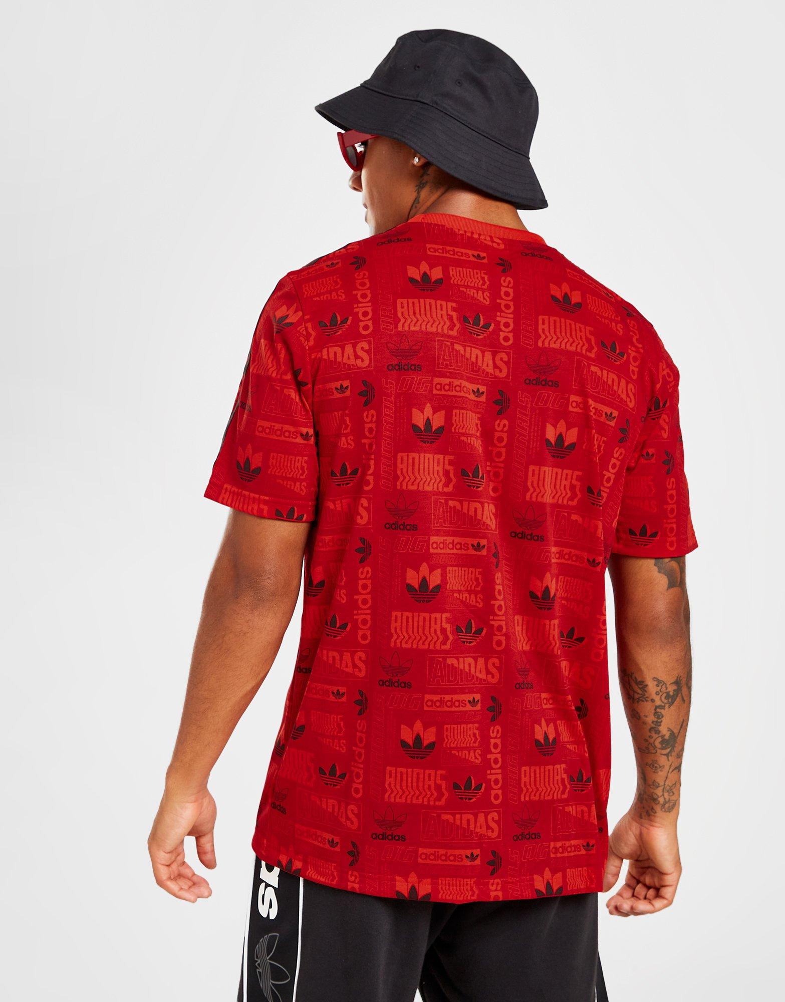 adidas Originals Sticker All Over Print T-Shirt