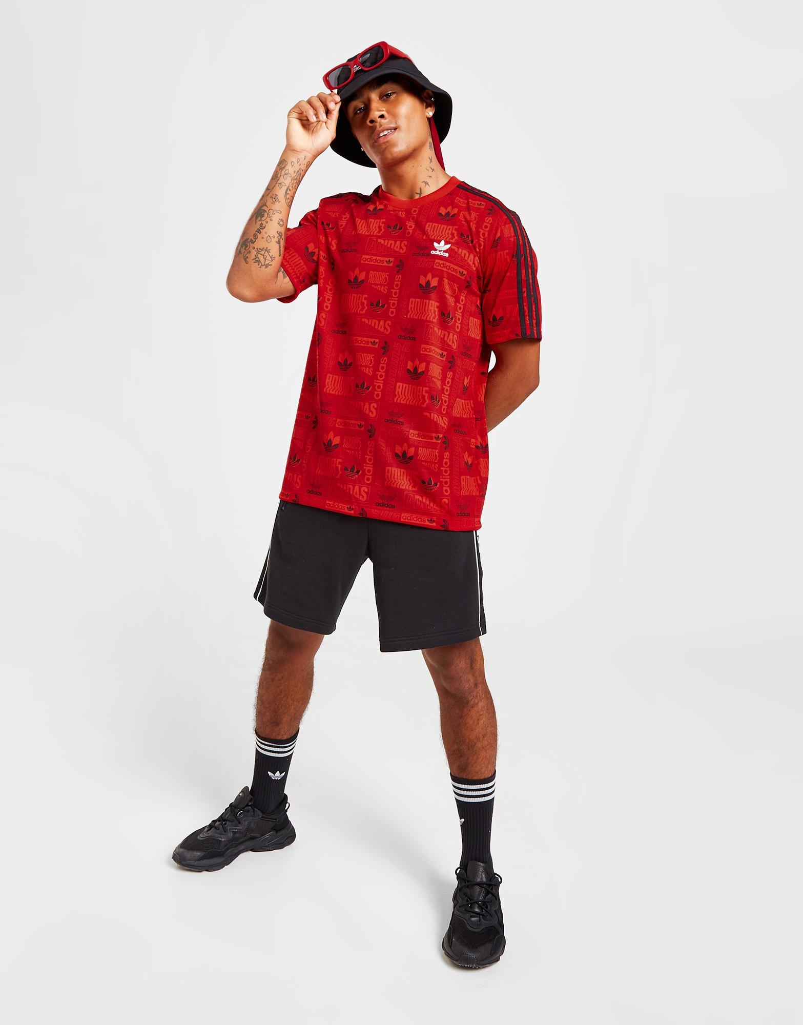 adidas Originals Sticker All Over Print T-Shirt