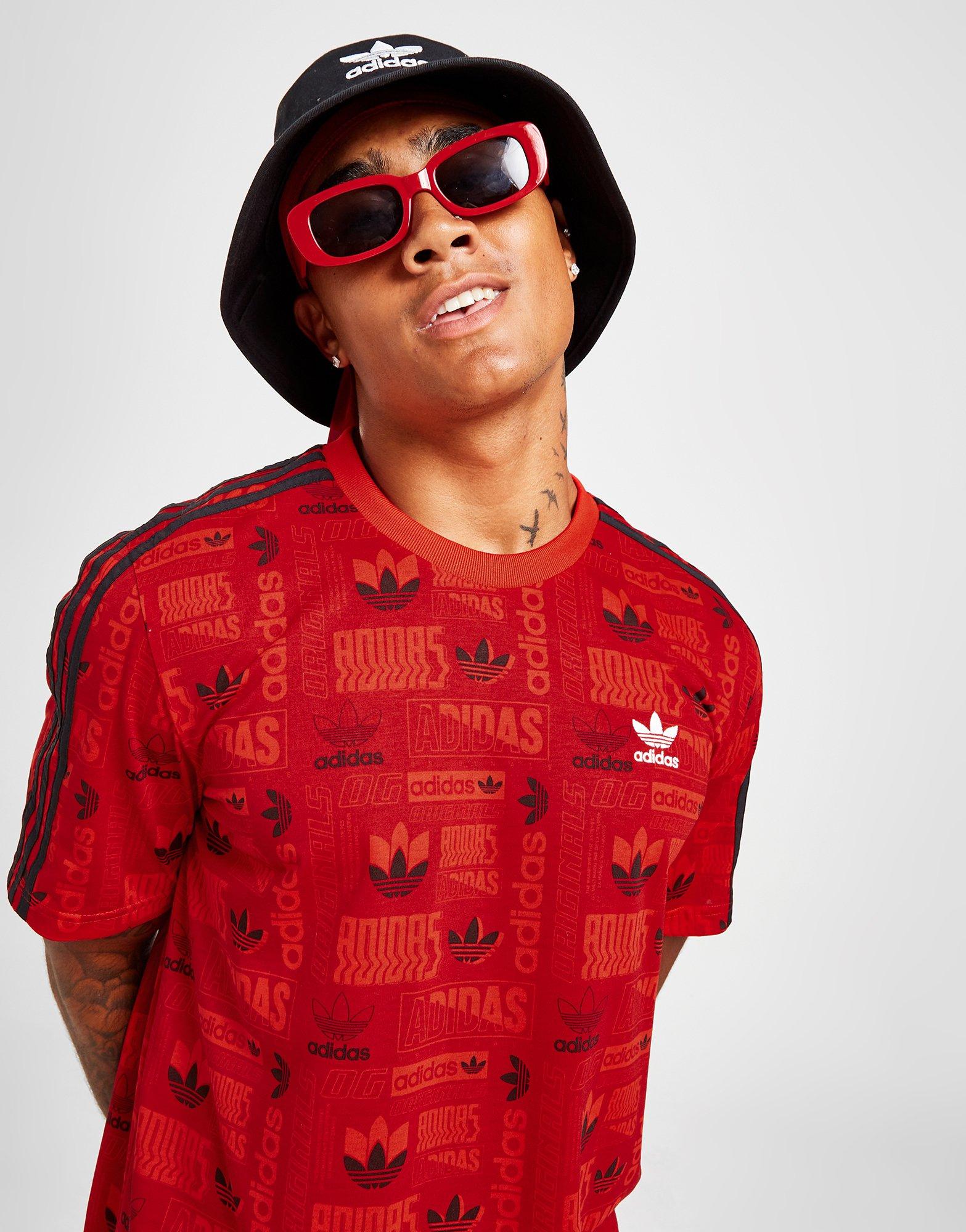 adidas Originals Sticker All Over Print T-Shirt