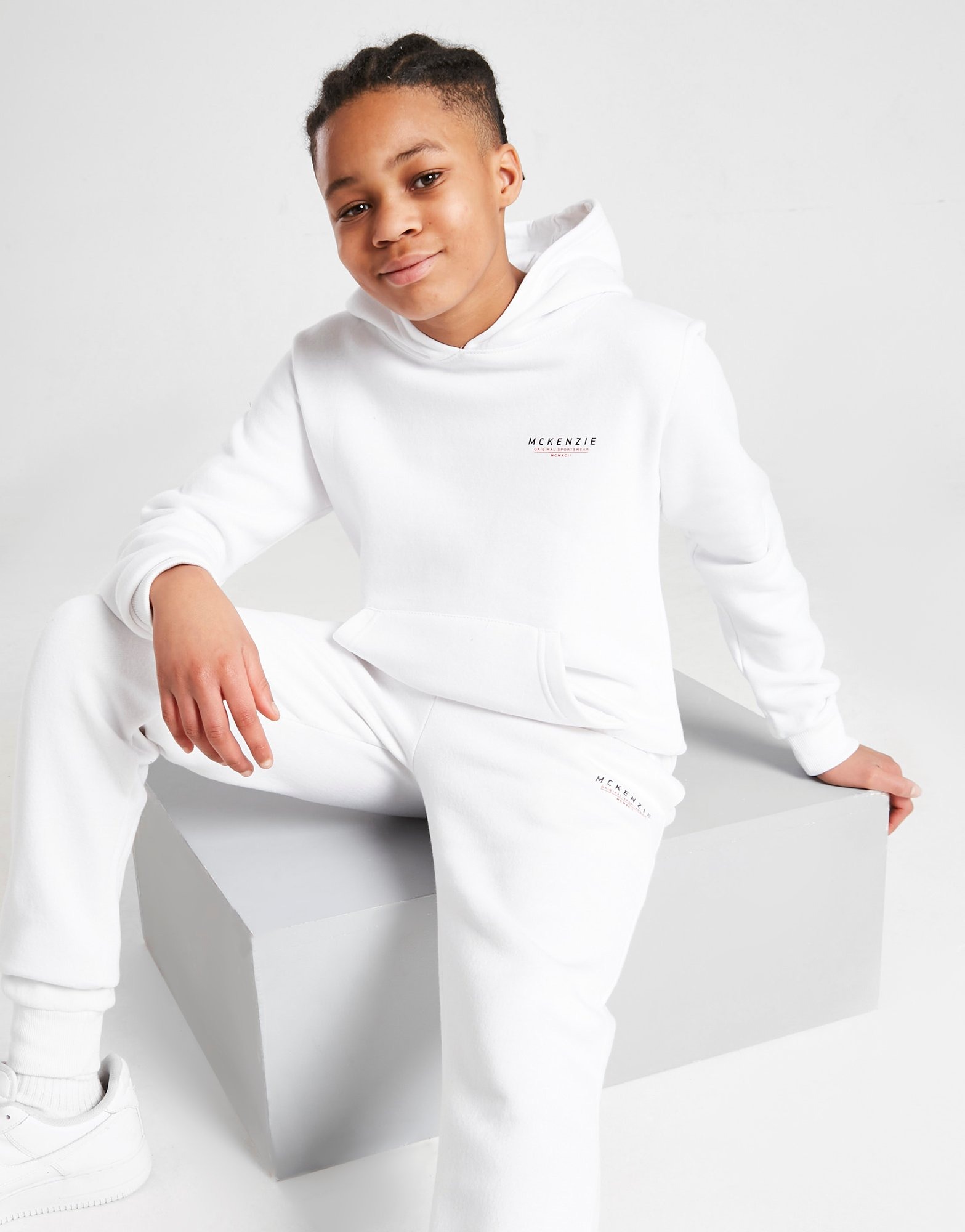 McKenzie Essential 2 Overhead Hoodie Kinder Weiss JD Sports Österreich