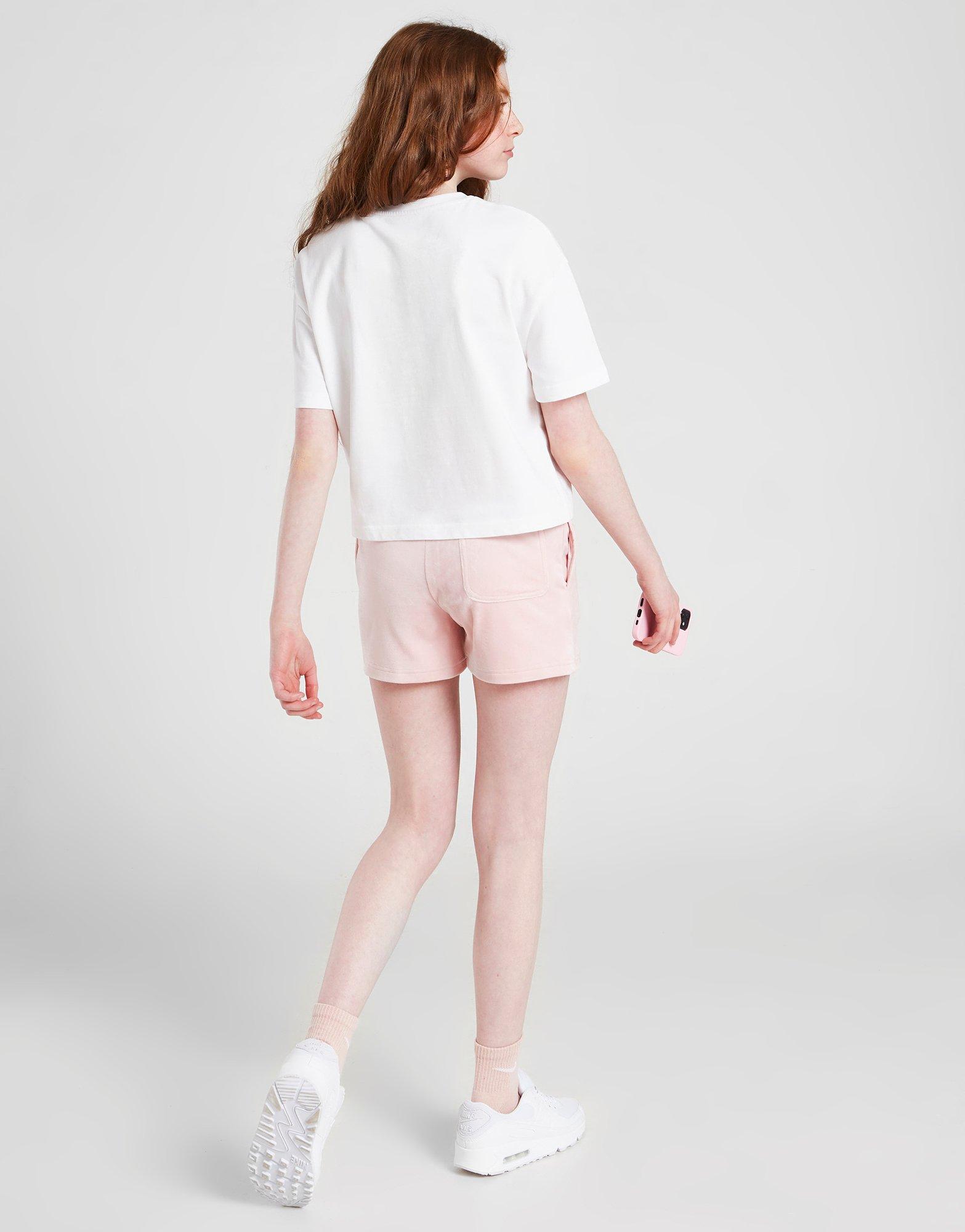 Juicy Couture Girls' Boxy T-Shirt & Velour Shorts Set Junior