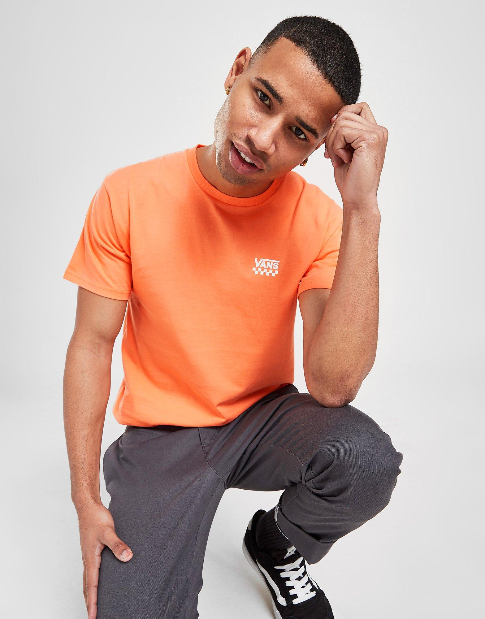 vans t shirt orange