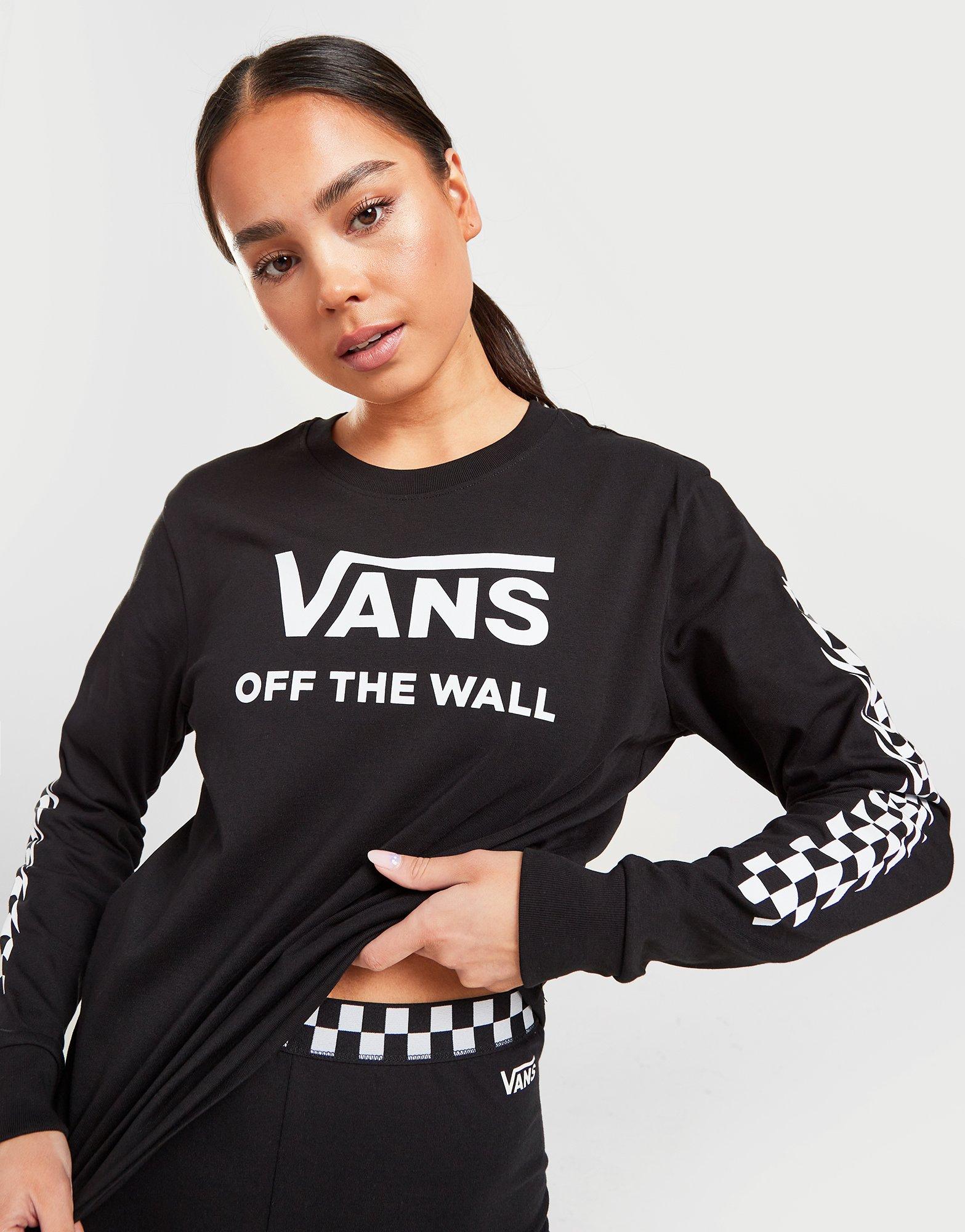 vans long sleeve black t shirt