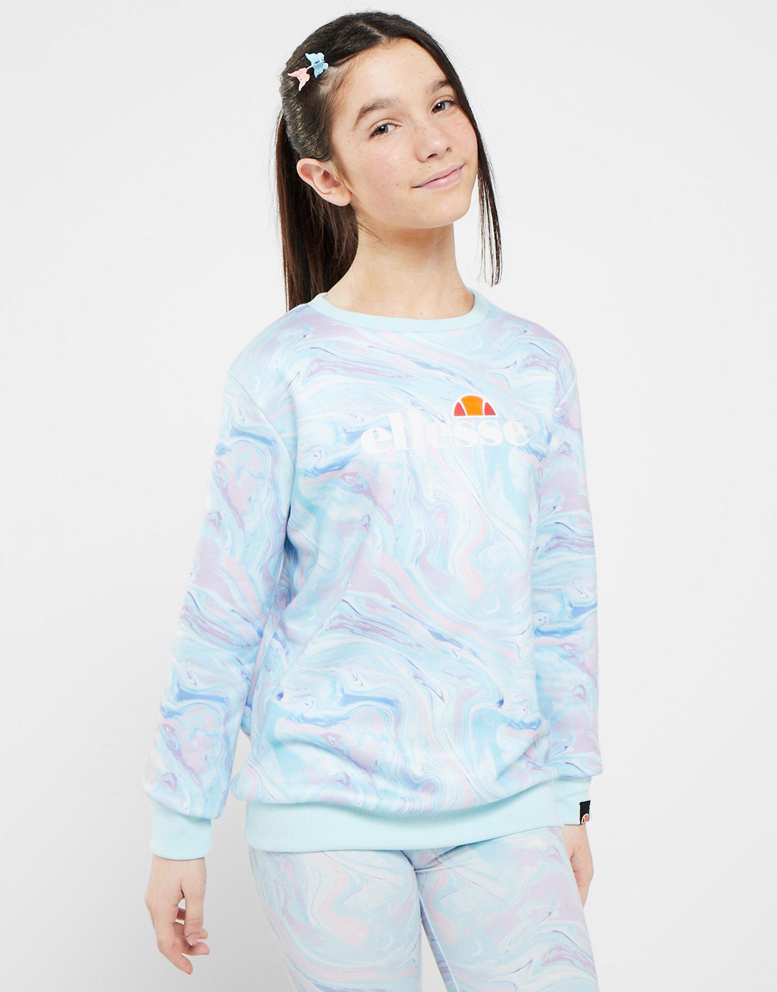 Ellesse Girls' Boyfriend Crew Sweatshirt Junior