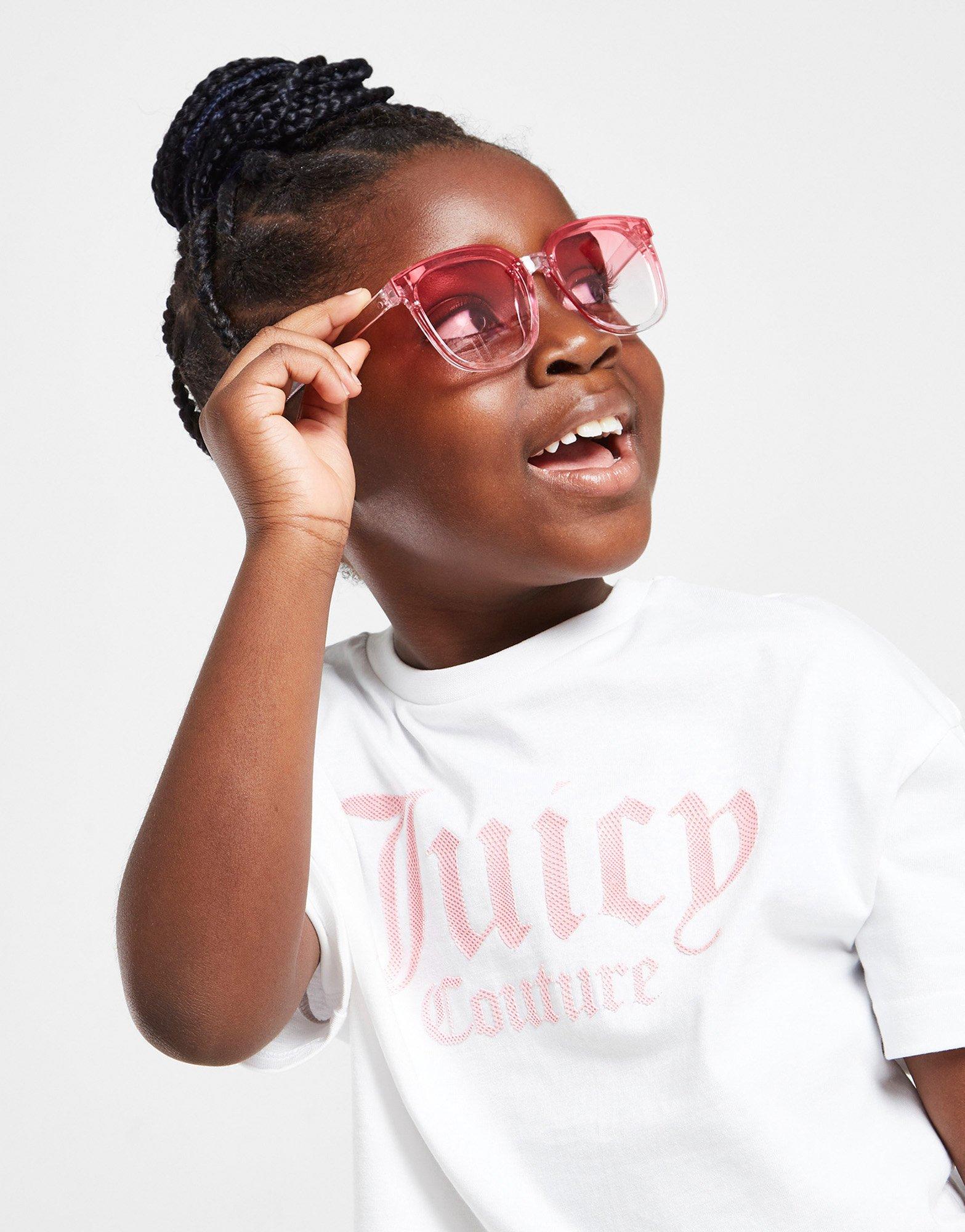 Juicy Couture Girls' Crop T-Shirt/Velour Shorts Set Children
