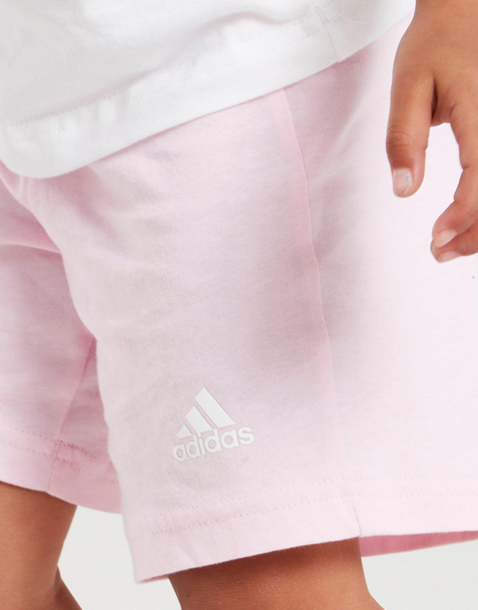 adidas Girls' Box Logo T-Shirt/Shorts Set Infant