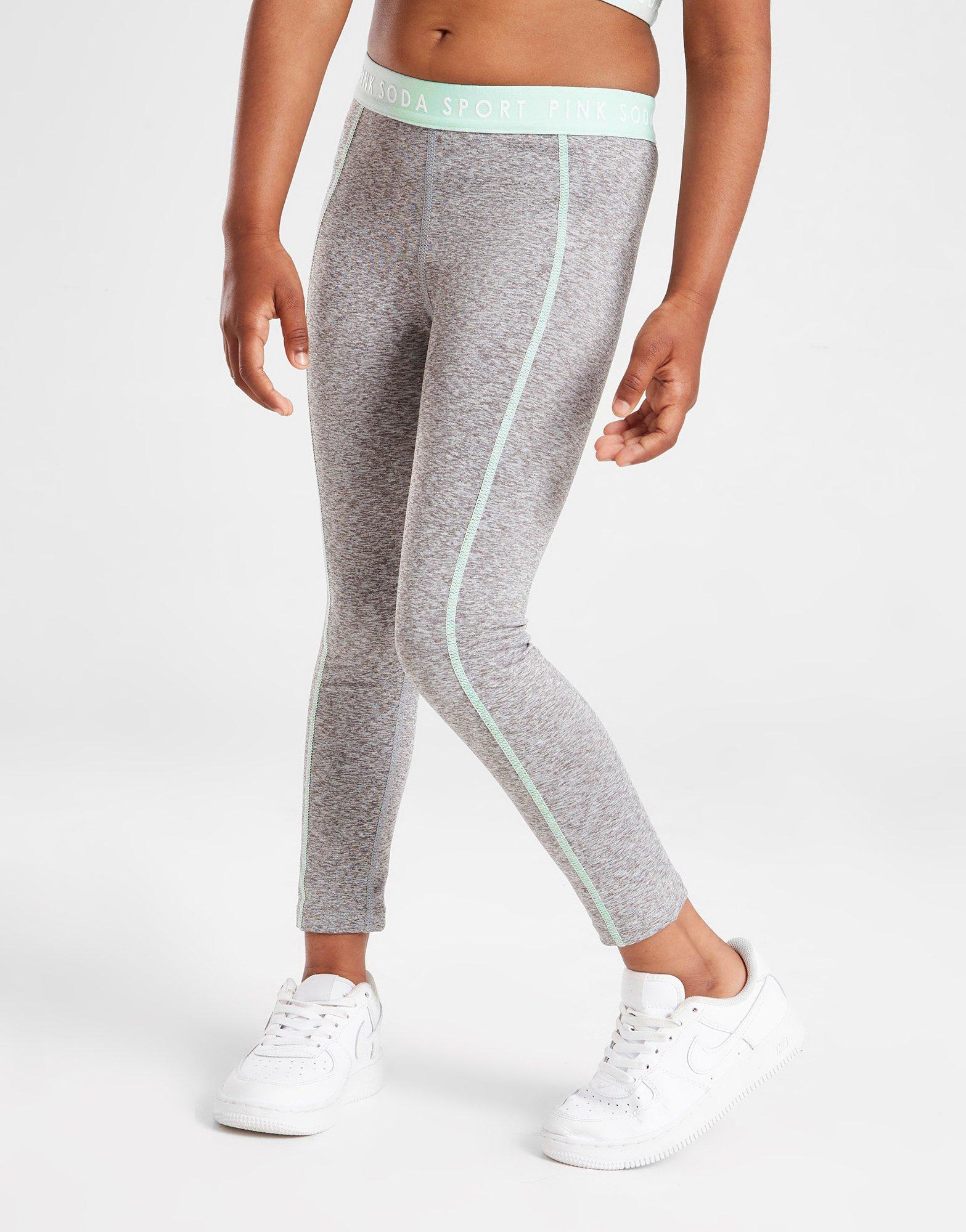 Pink Soda Sport Girls' Logo Tape Tights Children