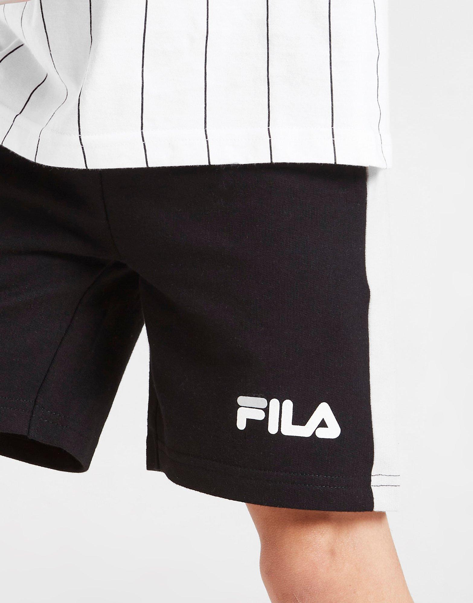 Fila Franco Pinstripe T-Shirt/Shorts Set Children