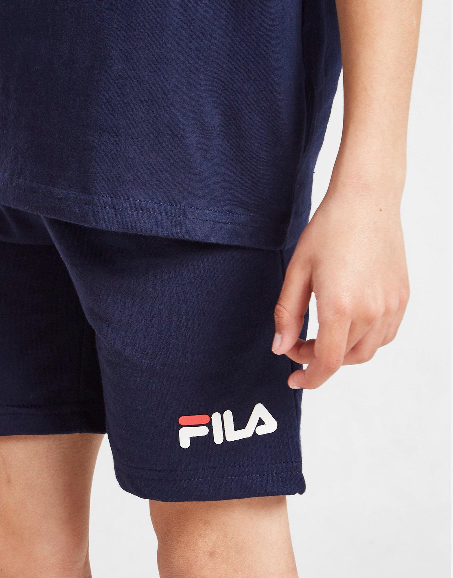 Fila Bosco Colour Block T-Shirt/Shorts Set Children