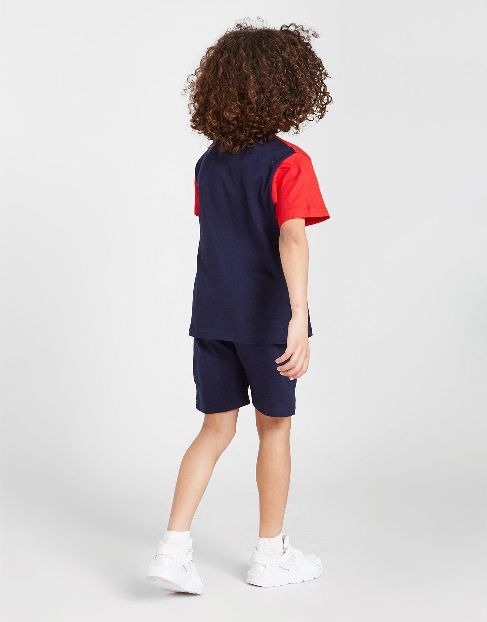 Fila Bosco Colour Block T-Shirt/Shorts Set Children