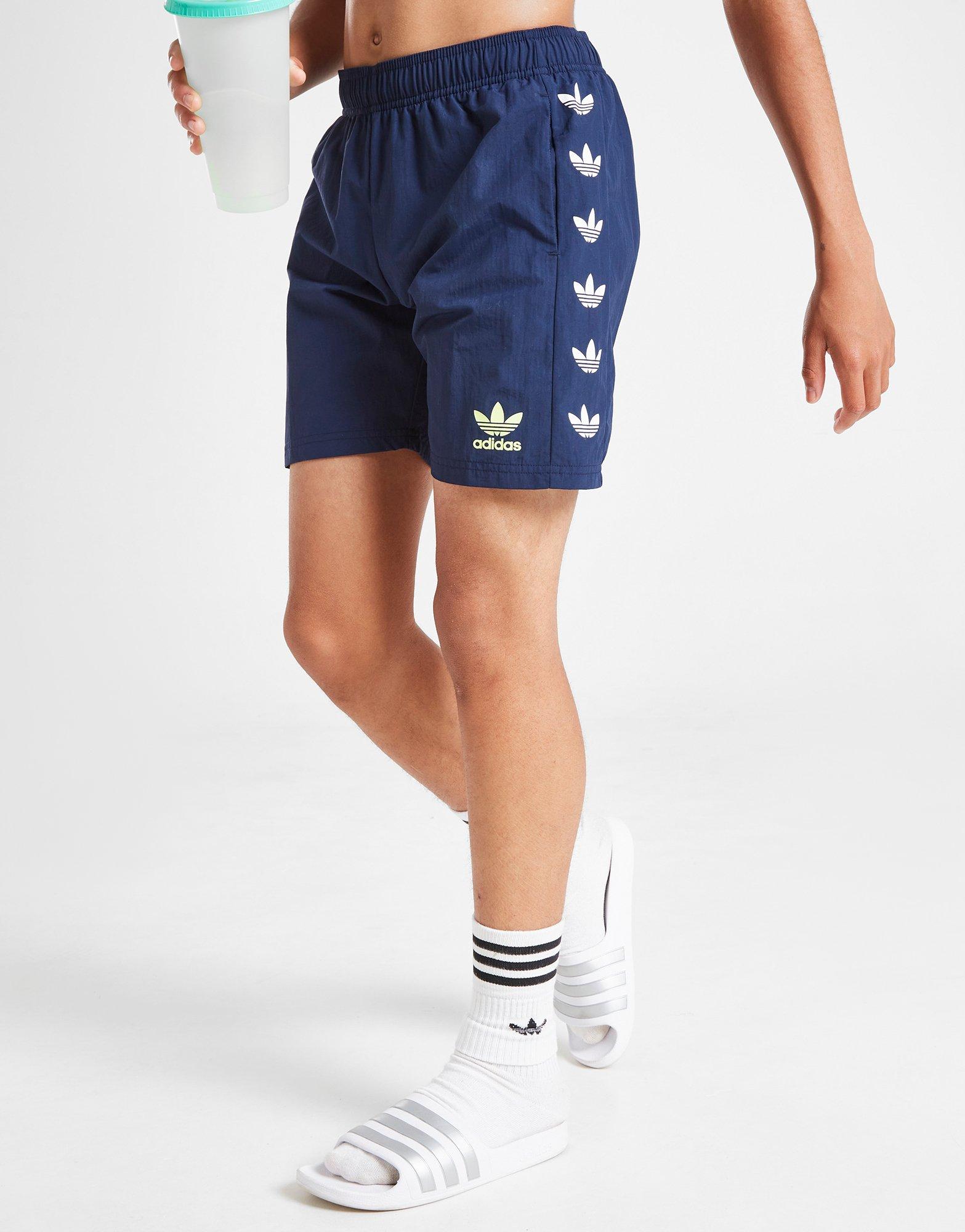 adidas Originals Repeat Logo Swim Shorts Junior