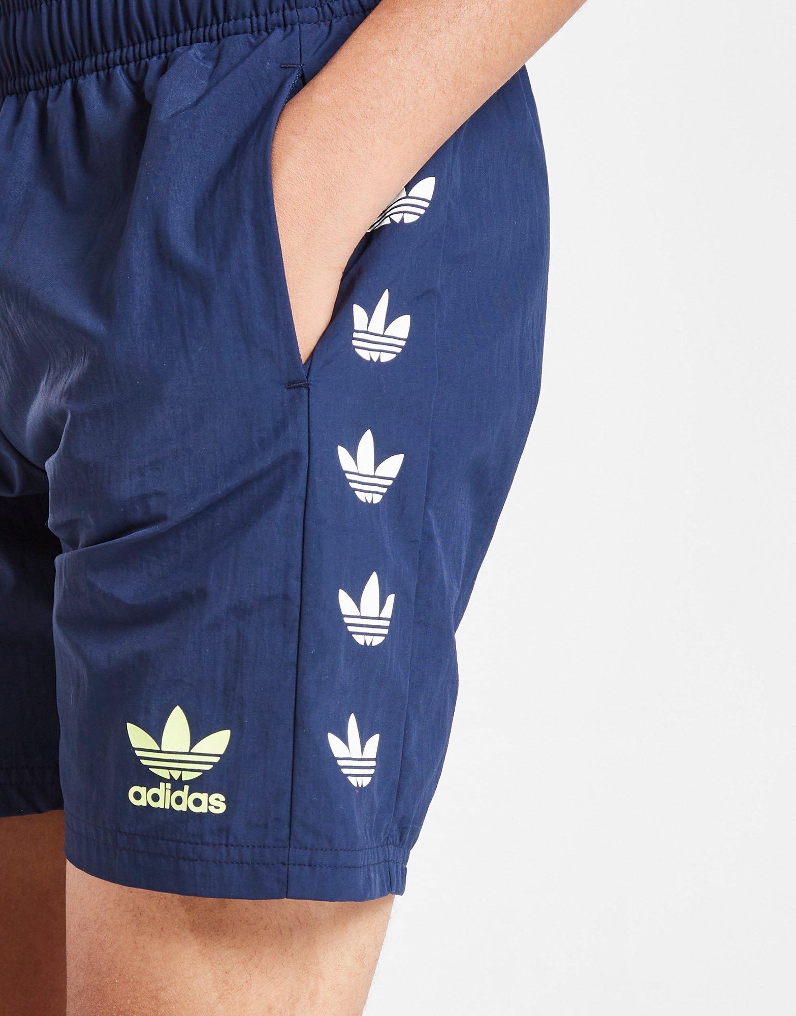 adidas Originals Repeat Logo Swim Shorts Junior