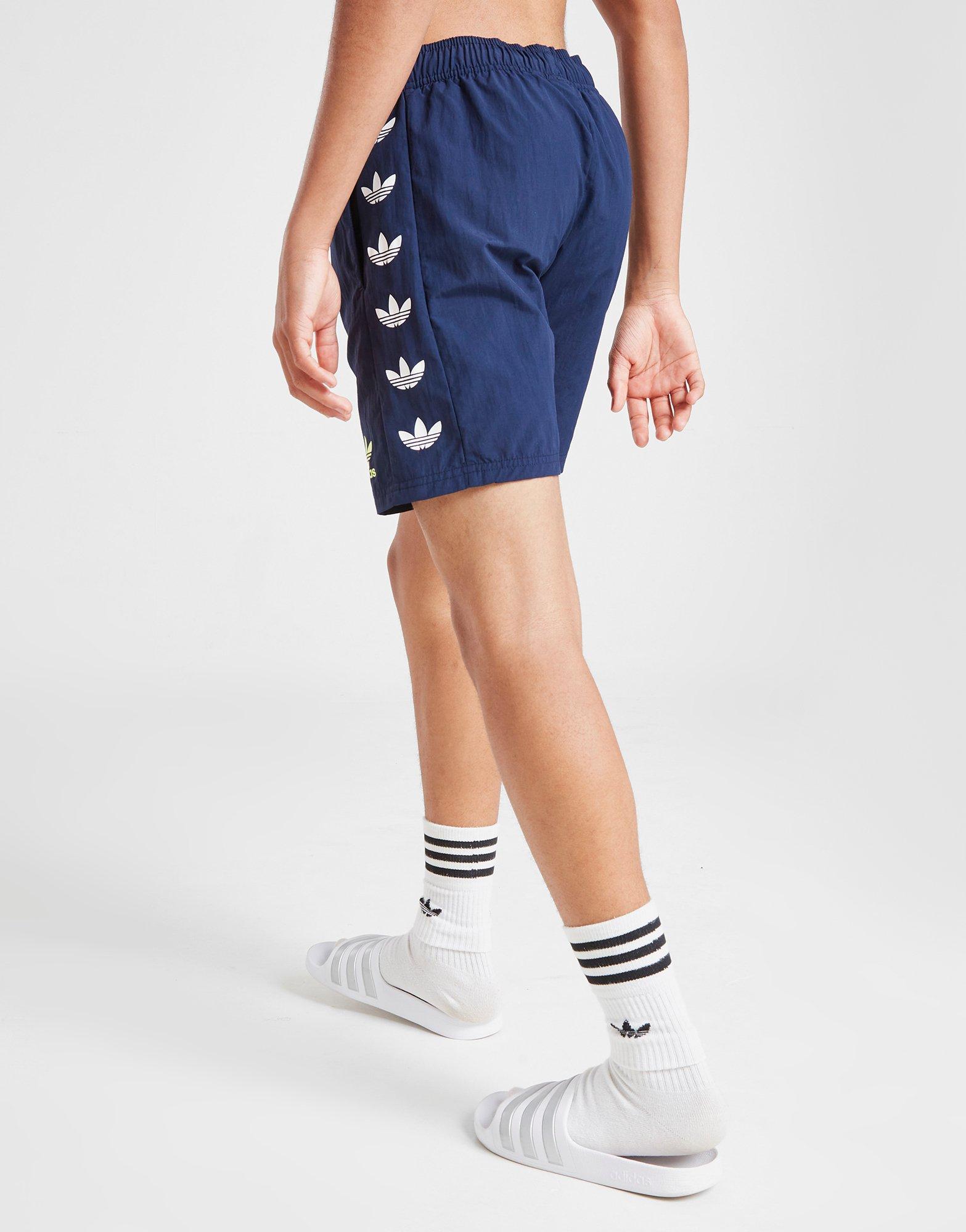 adidas Originals Repeat Logo Swim Shorts Junior
