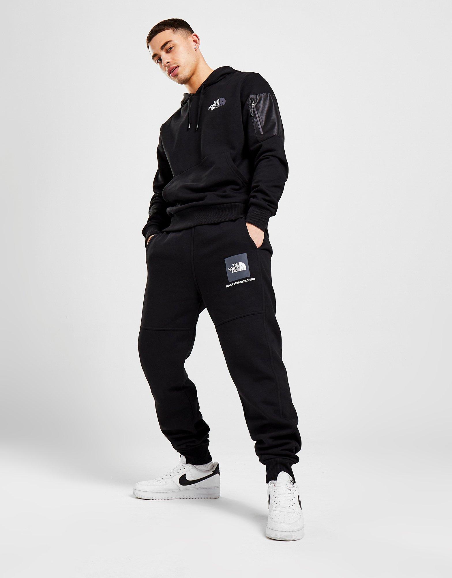 black north face joggers