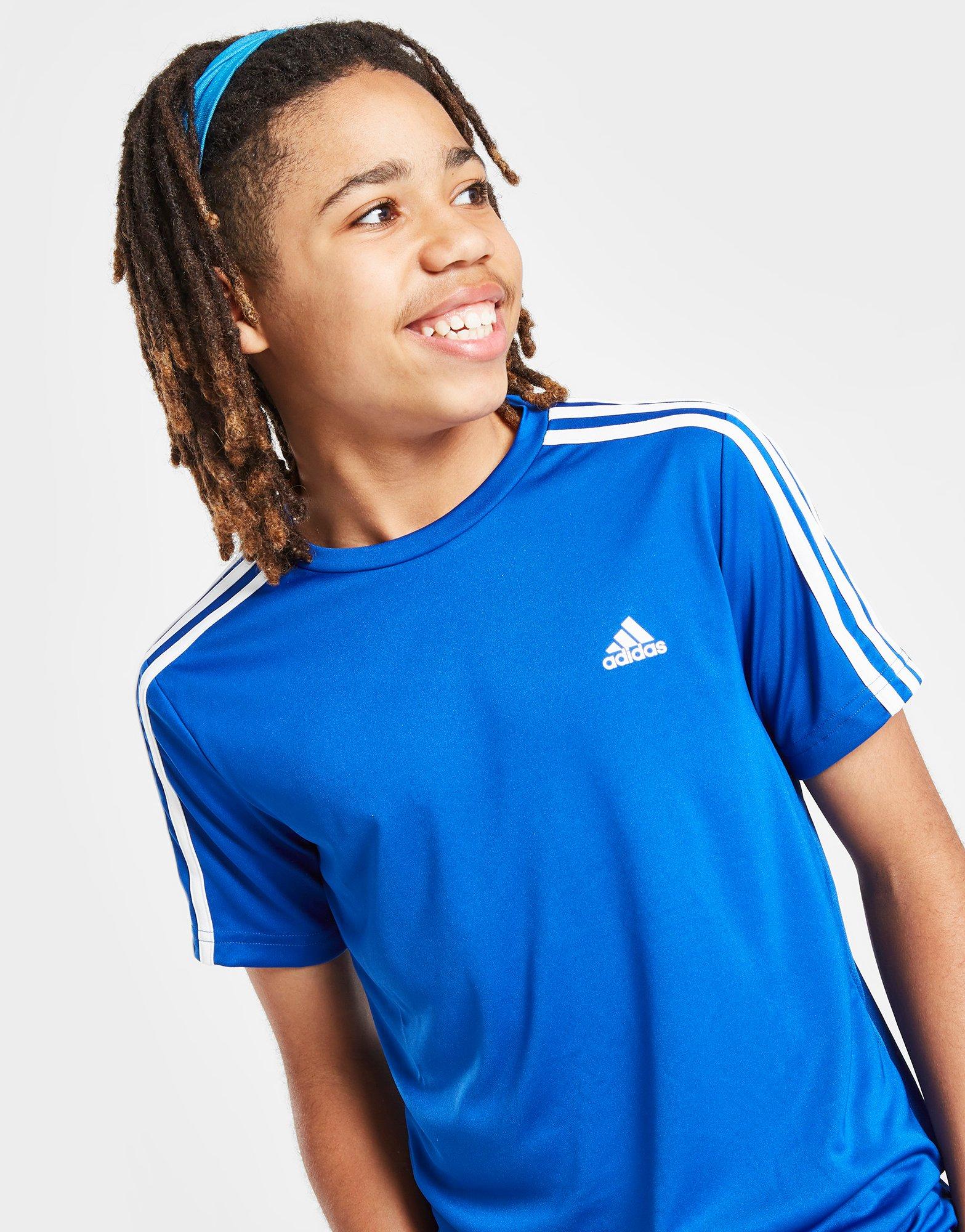 adidas 3-Stripes T-Shirt/Shorts Set Junior