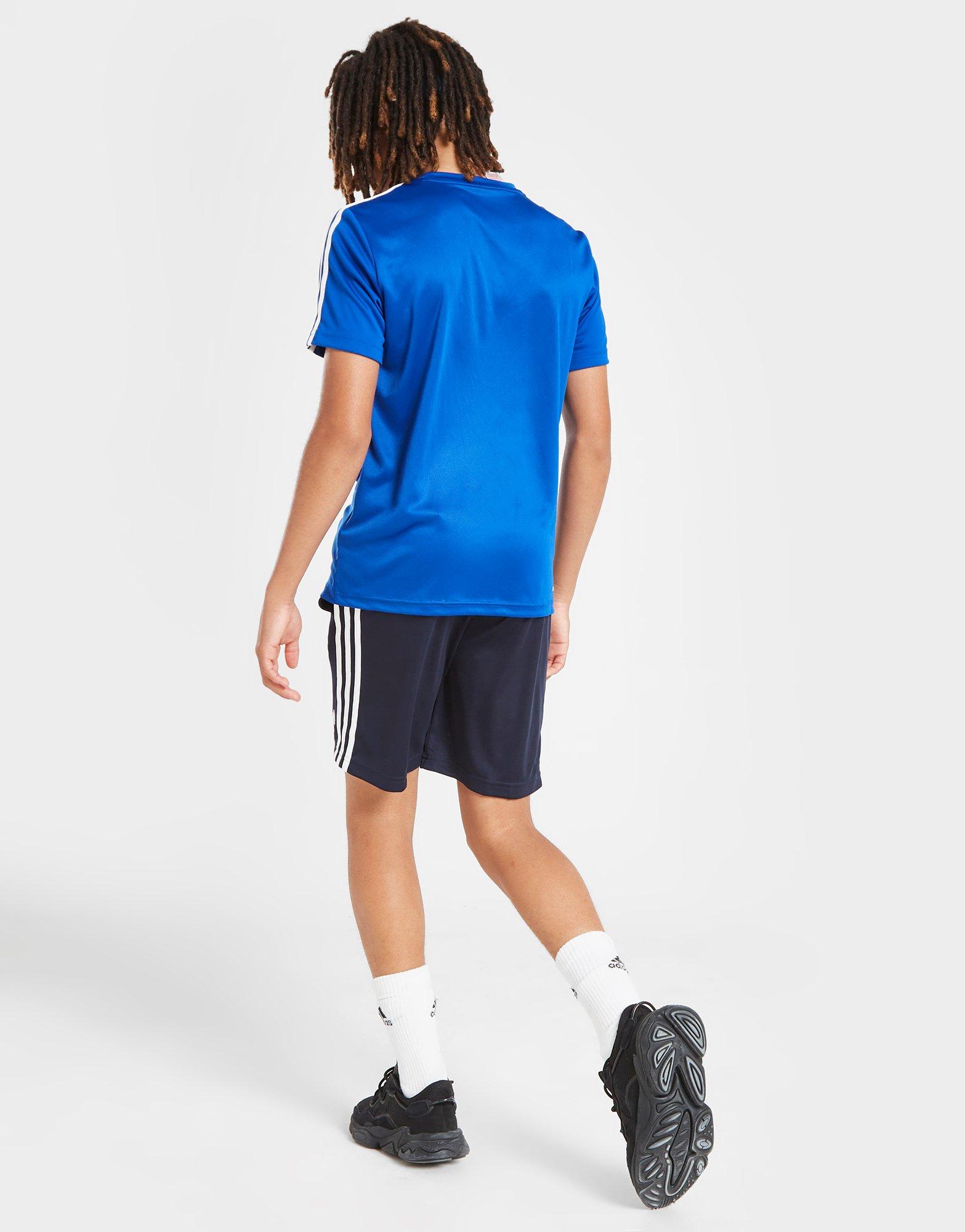 adidas 3-Stripes T-Shirt/Shorts Set Junior