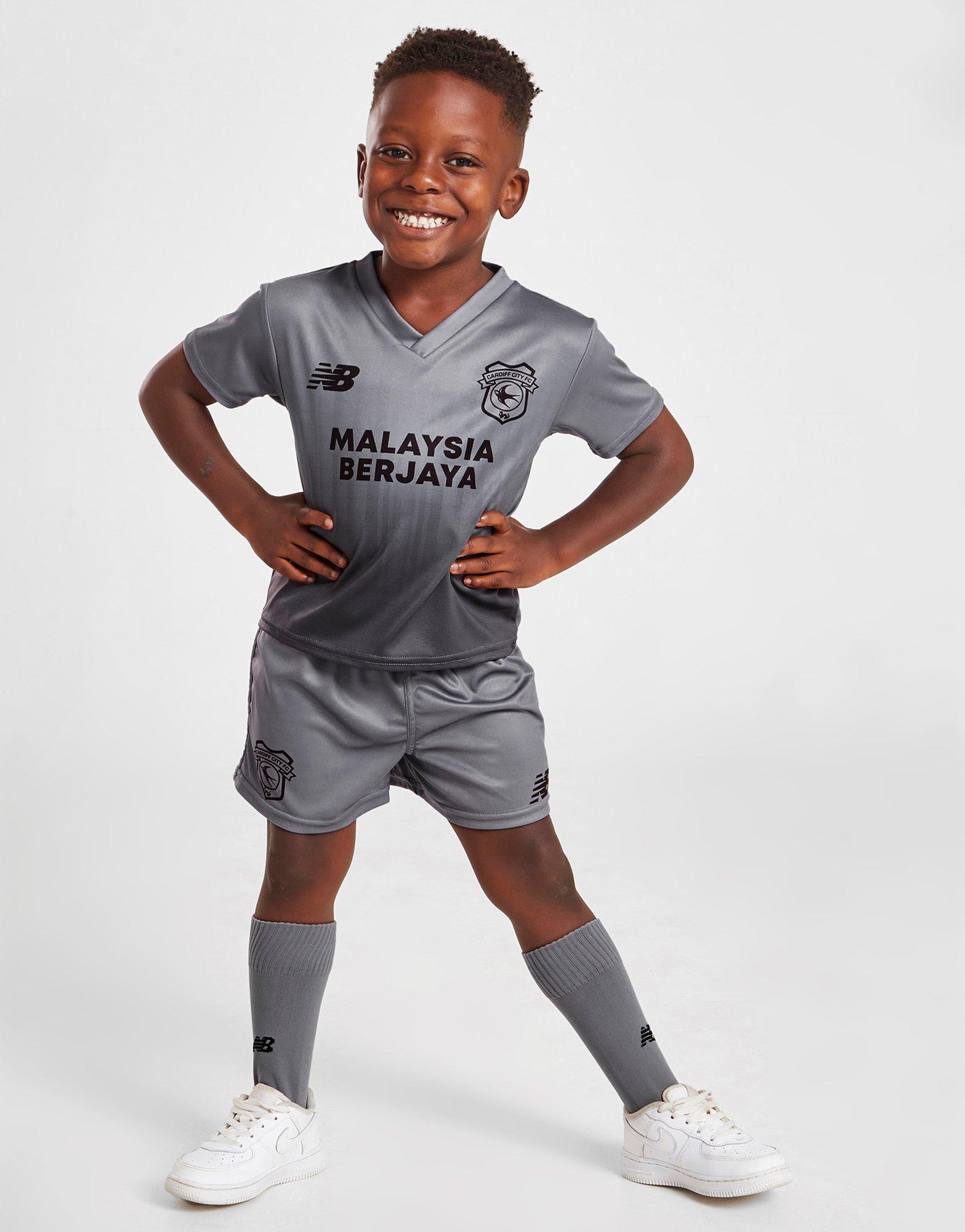 Grey New Balance Cardiff City FC 2022/23 Away Kit Infant | JD