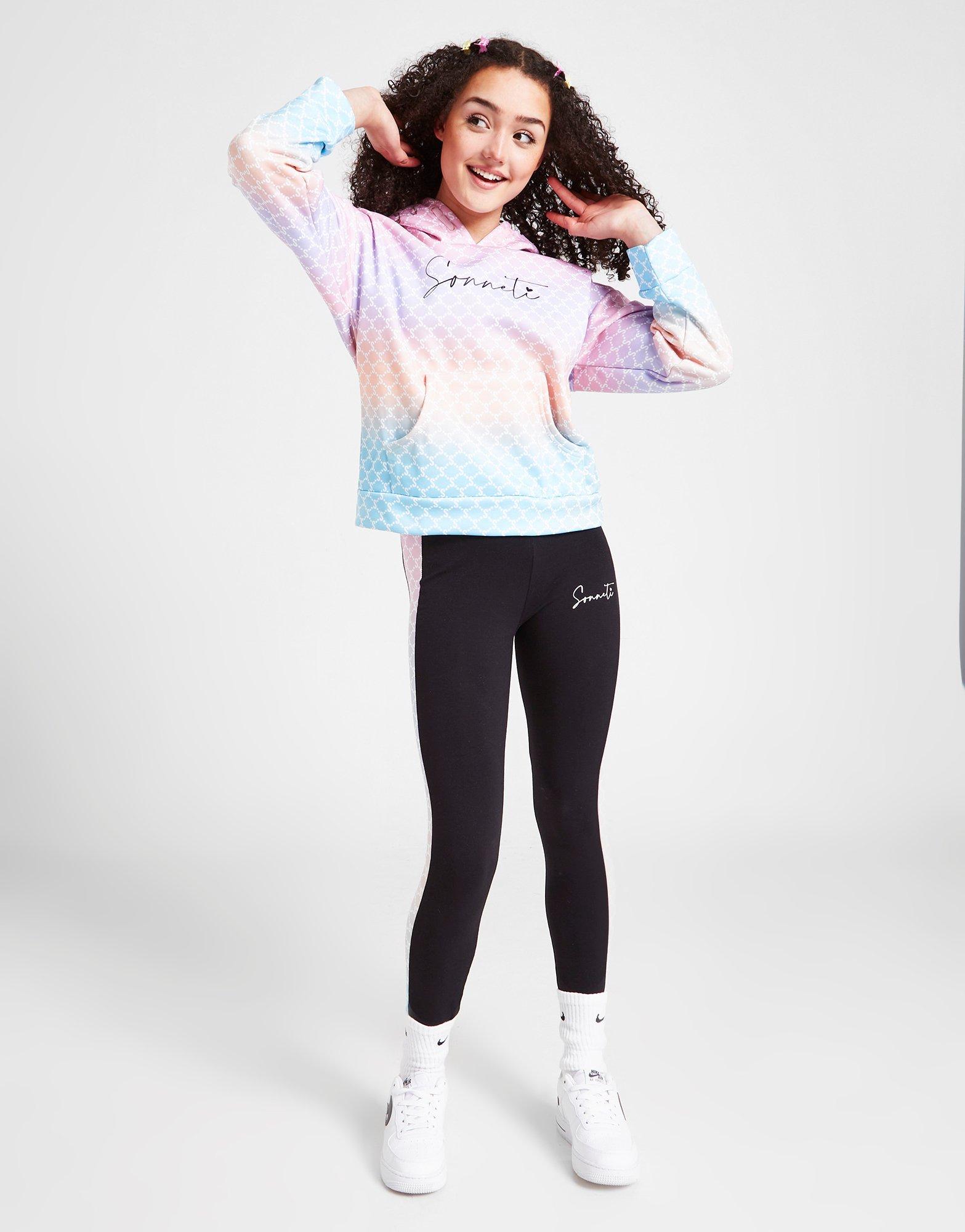 Sonneti Girls' Geometric Tie Dye Hoodie Junior
