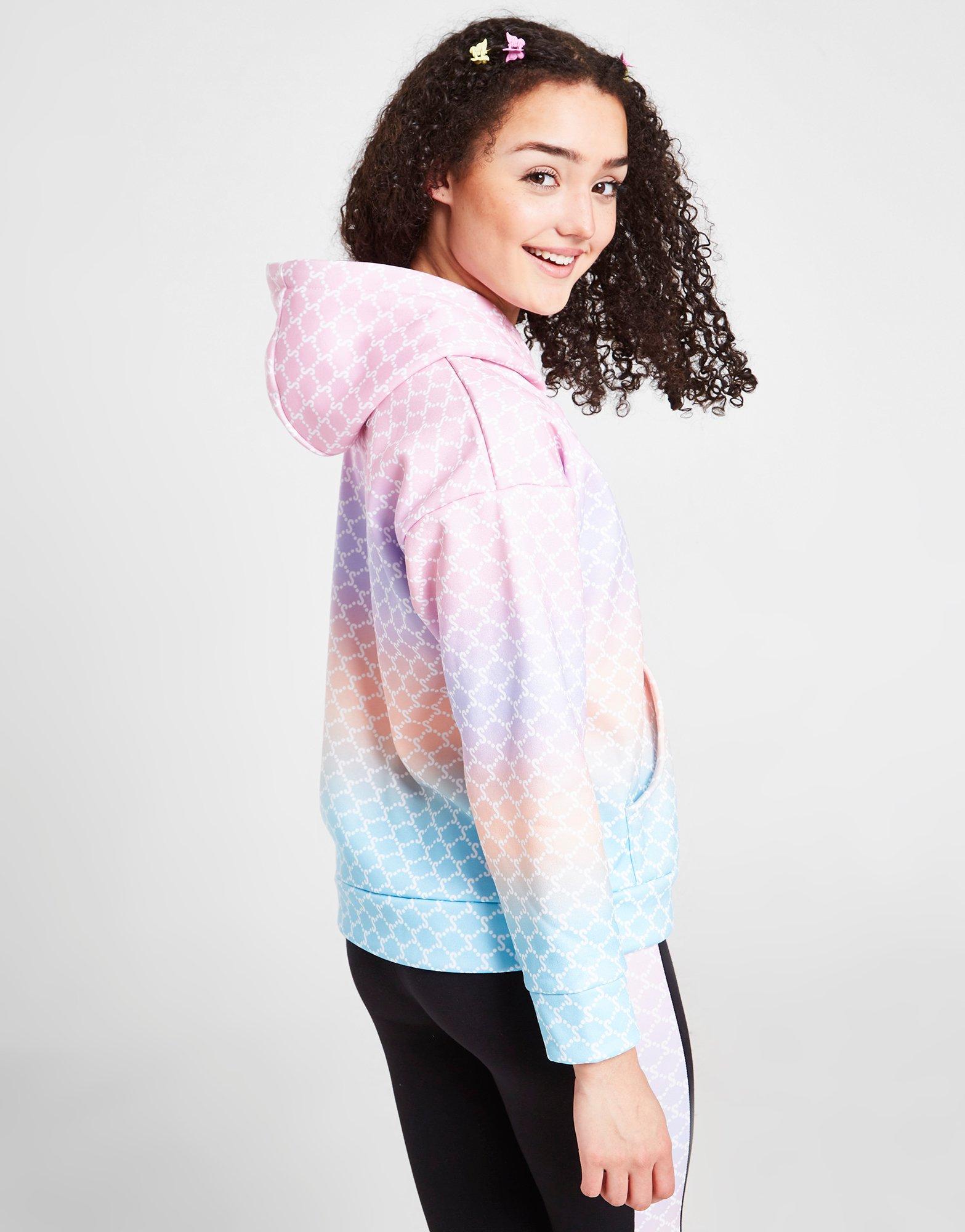 Sonneti Girls' Geometric Tie Dye Hoodie Junior